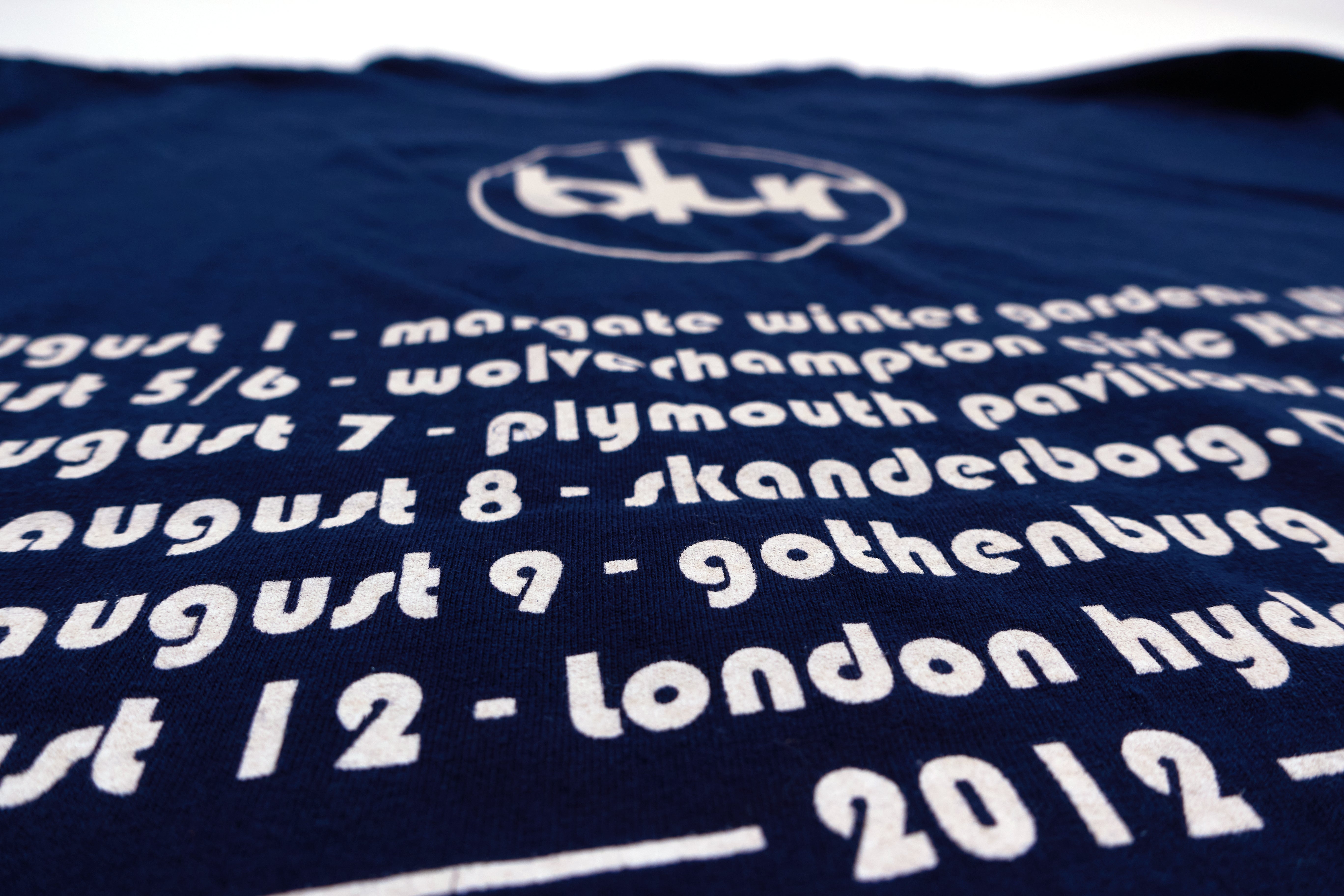 Blur ‎– Royal Hippo 2012 EU Tour Shirt Size Large