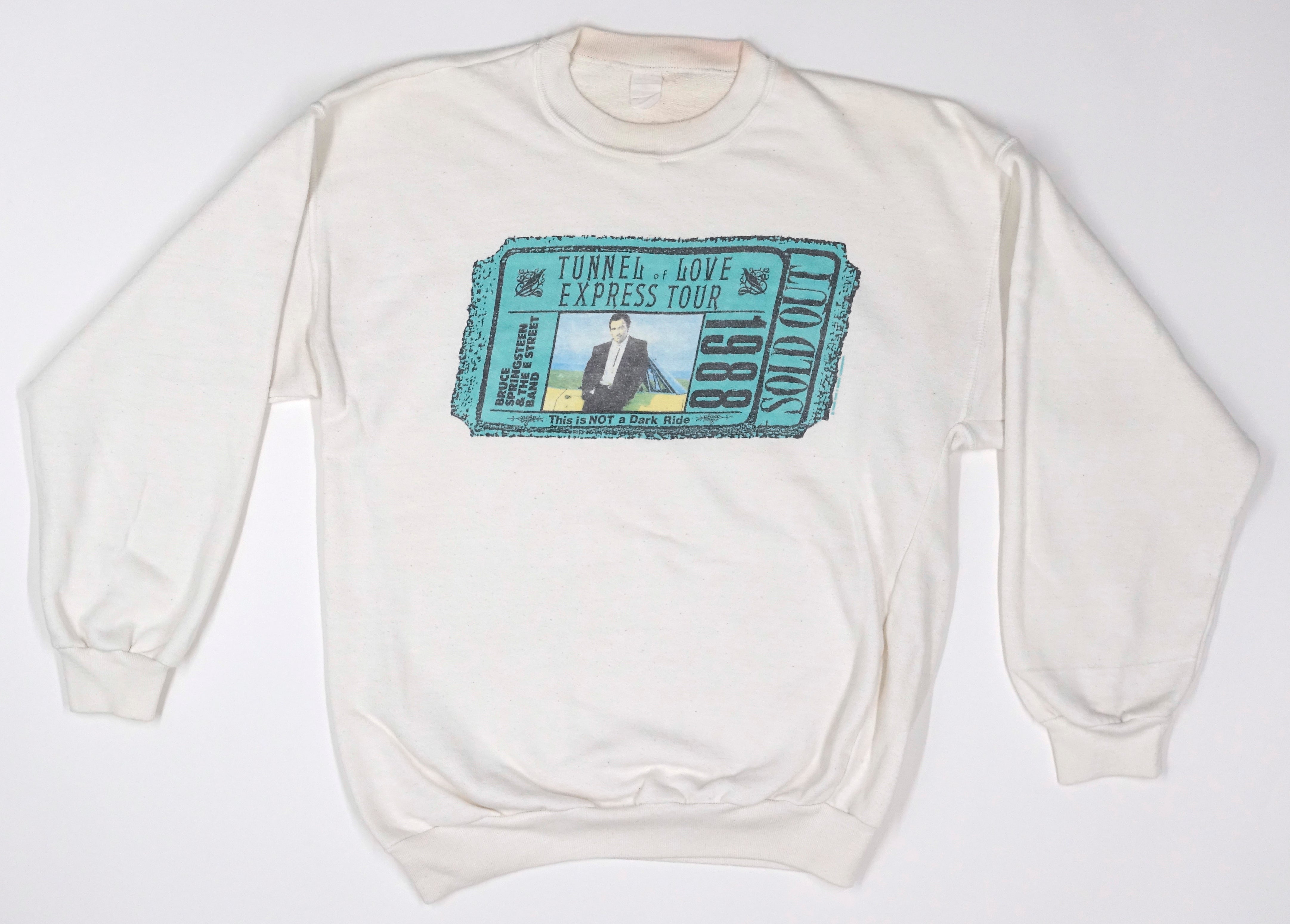 Bruce Springsteen - Tunnel Of Love Express 1987 Tour Sweat Shirt Size Medium