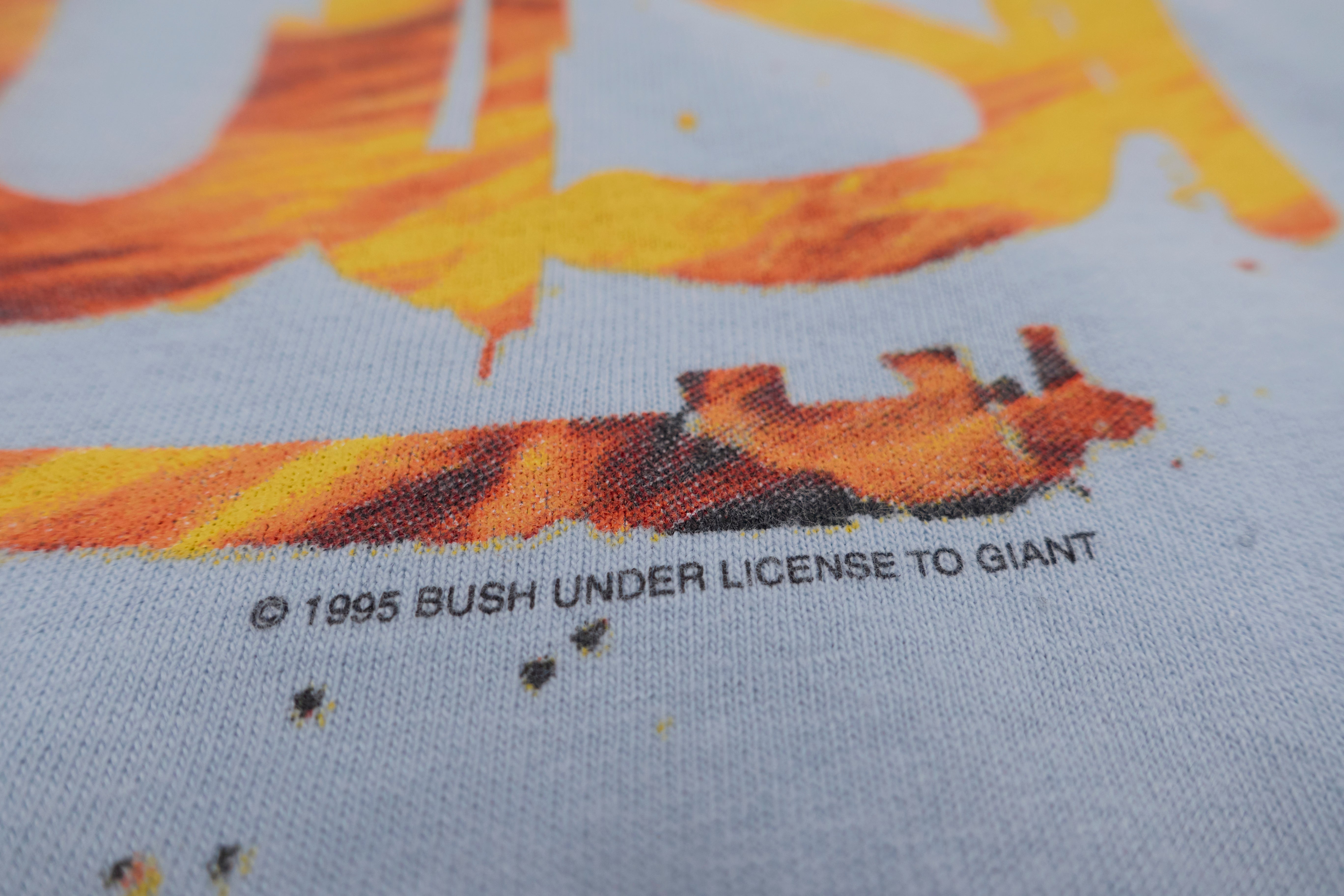 Bush - Gavin Rossdale Photo 1995 Tour Shirt Size Large