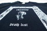 Chastity – Death Lust 2018 Tour Shirt Size Small