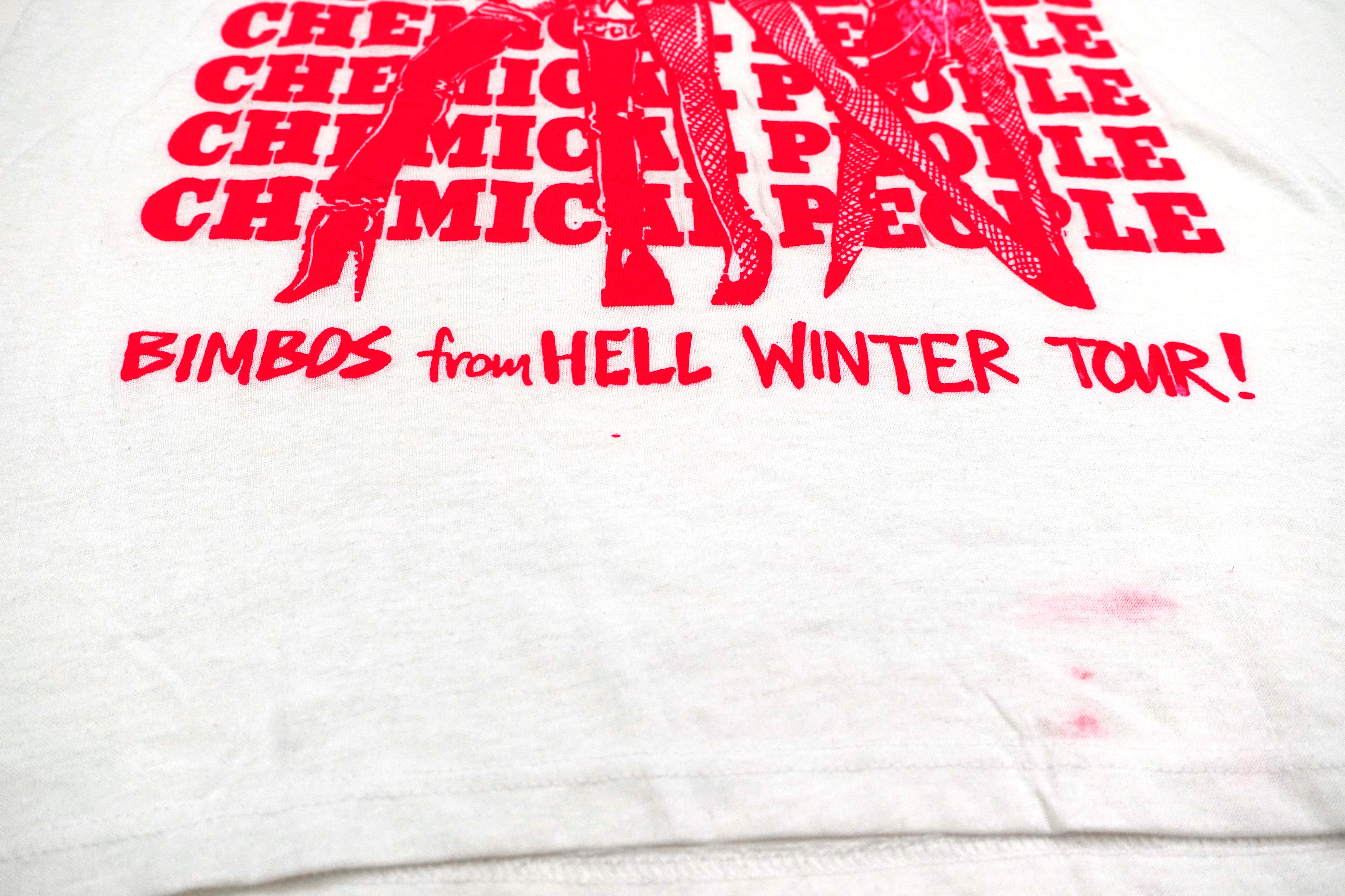 Chemical People - Bimbos From Hell Winter 1989 Tour Shirt Size XL