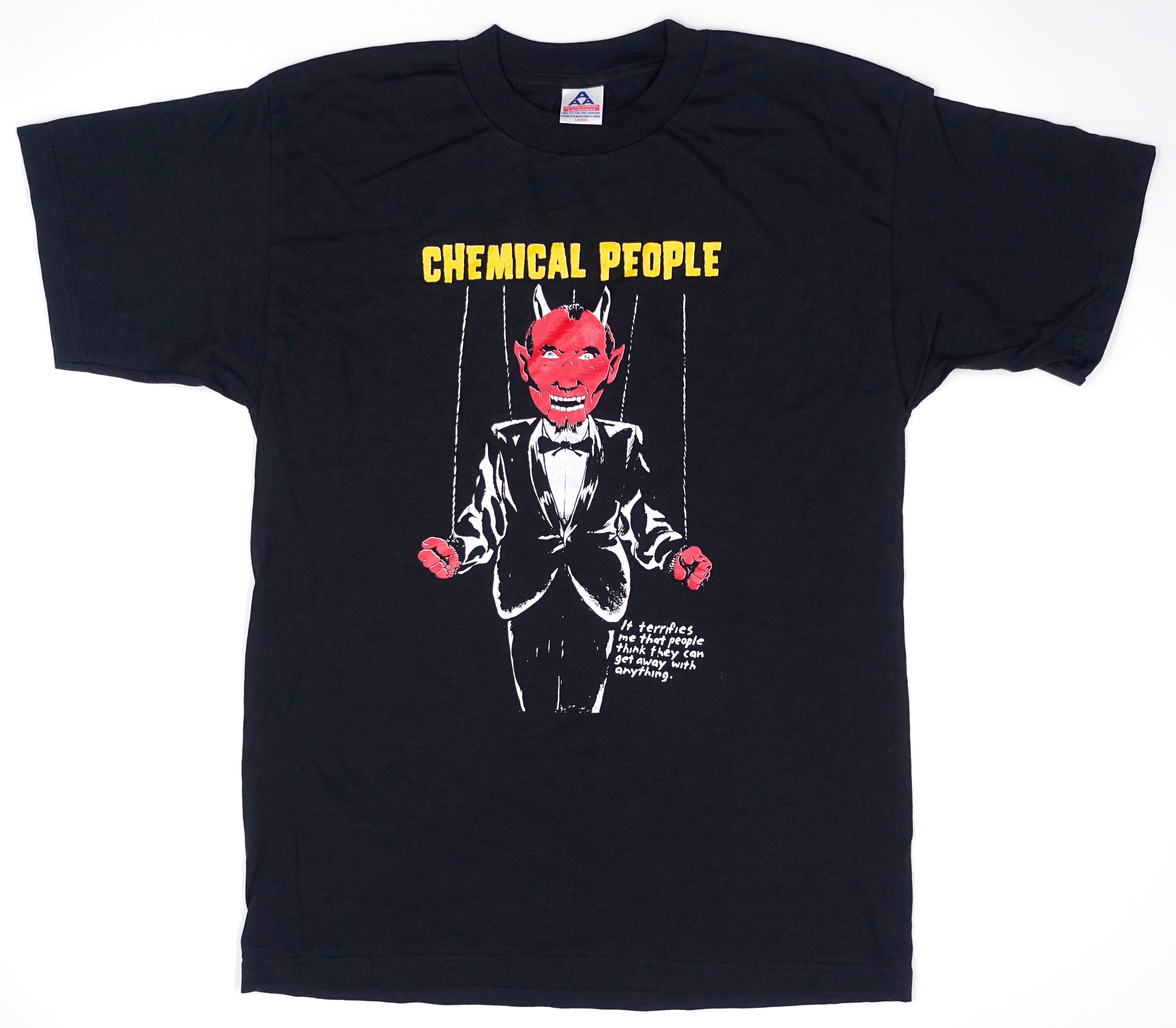 Chemical People - Devil Marionette 90's Tour Shirt Size Large