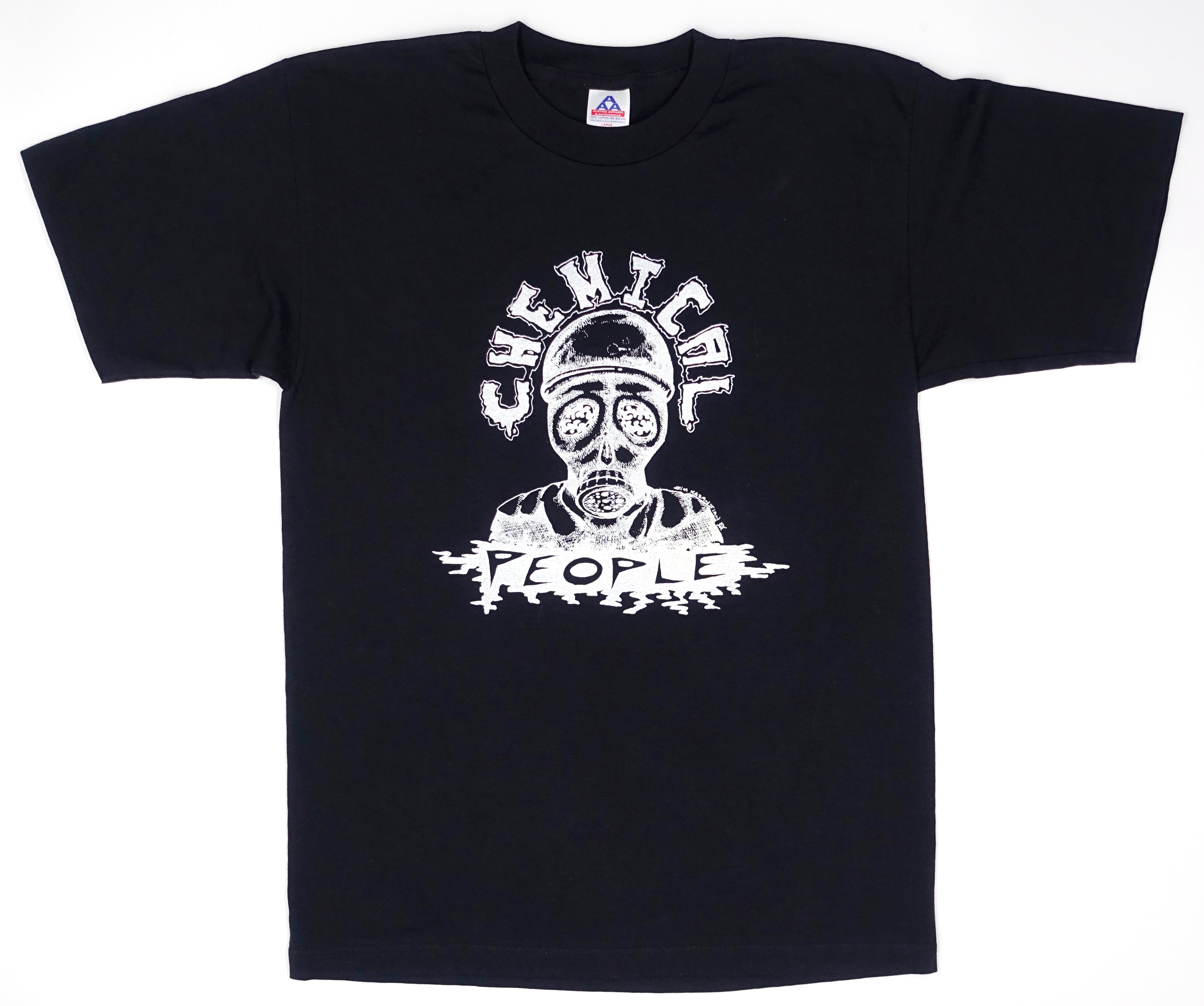 Chemical People - Gas Mask 90's Tour Shirt (AAA Black) Size Large