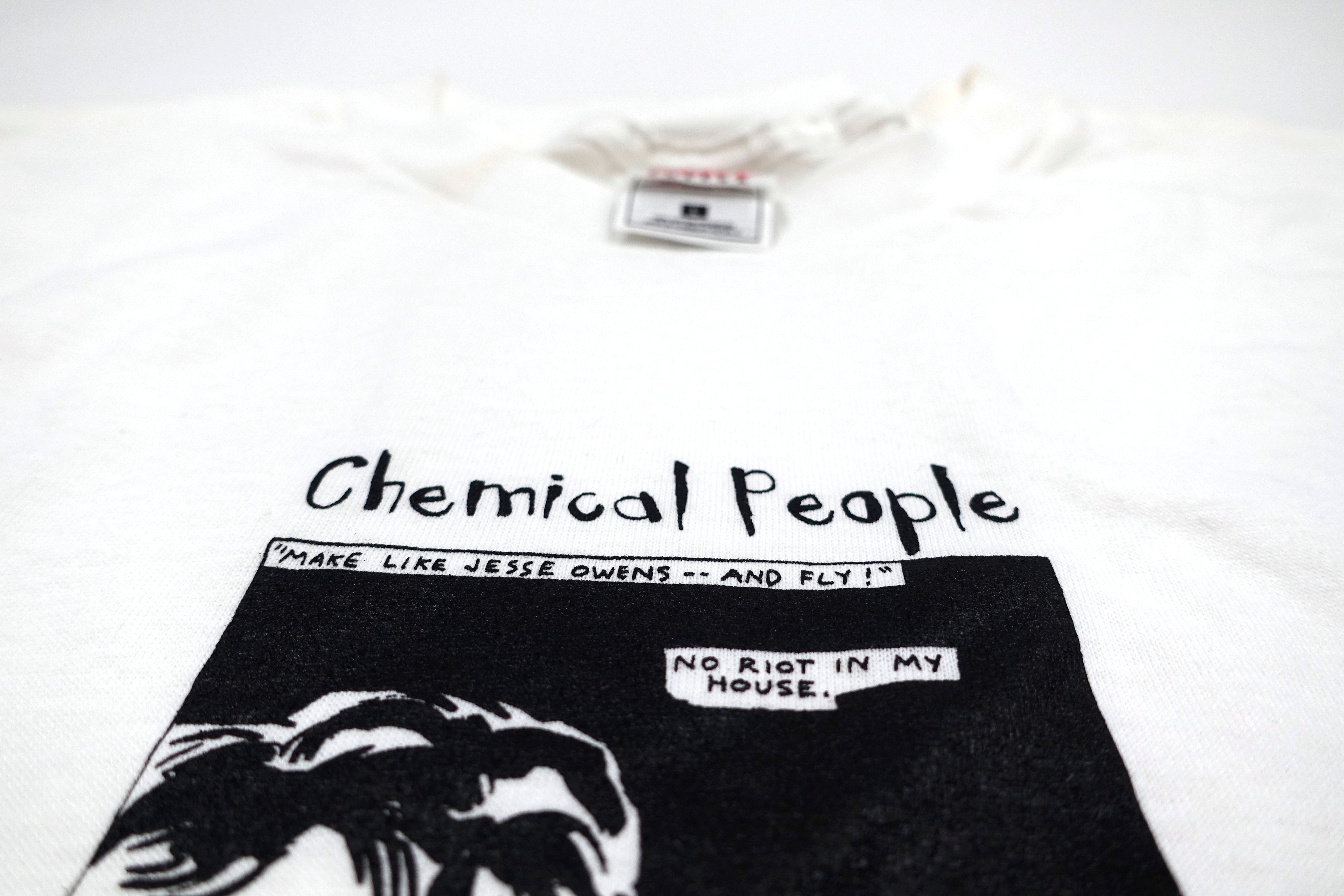 Chemical People - Make Like Jesse Owens And Fly Pettibon 90's Tour Shirt Size Large