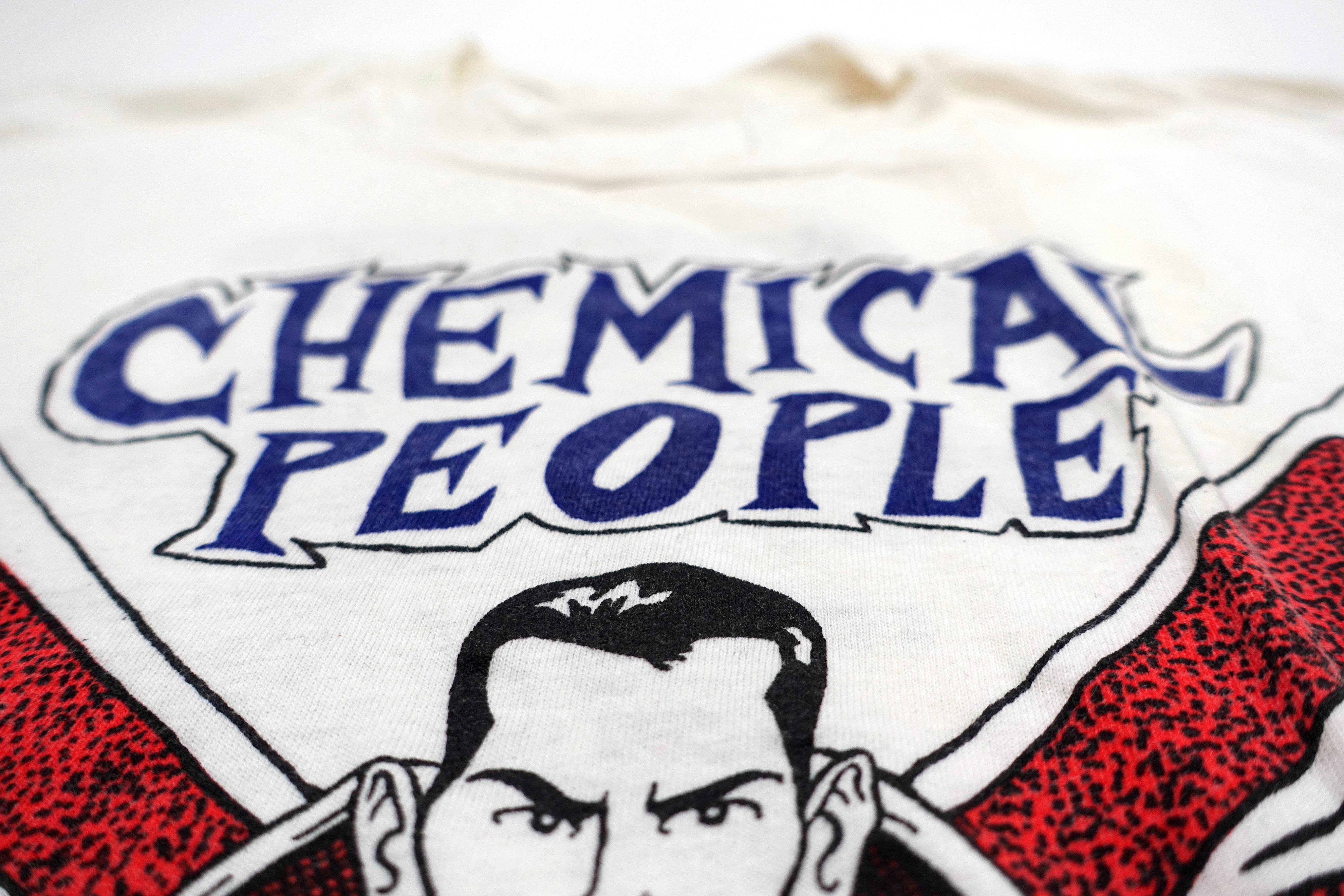 Chemical People - Winged Band Portrait 1990 Overdosed On Europe Tour Shirt Size Large