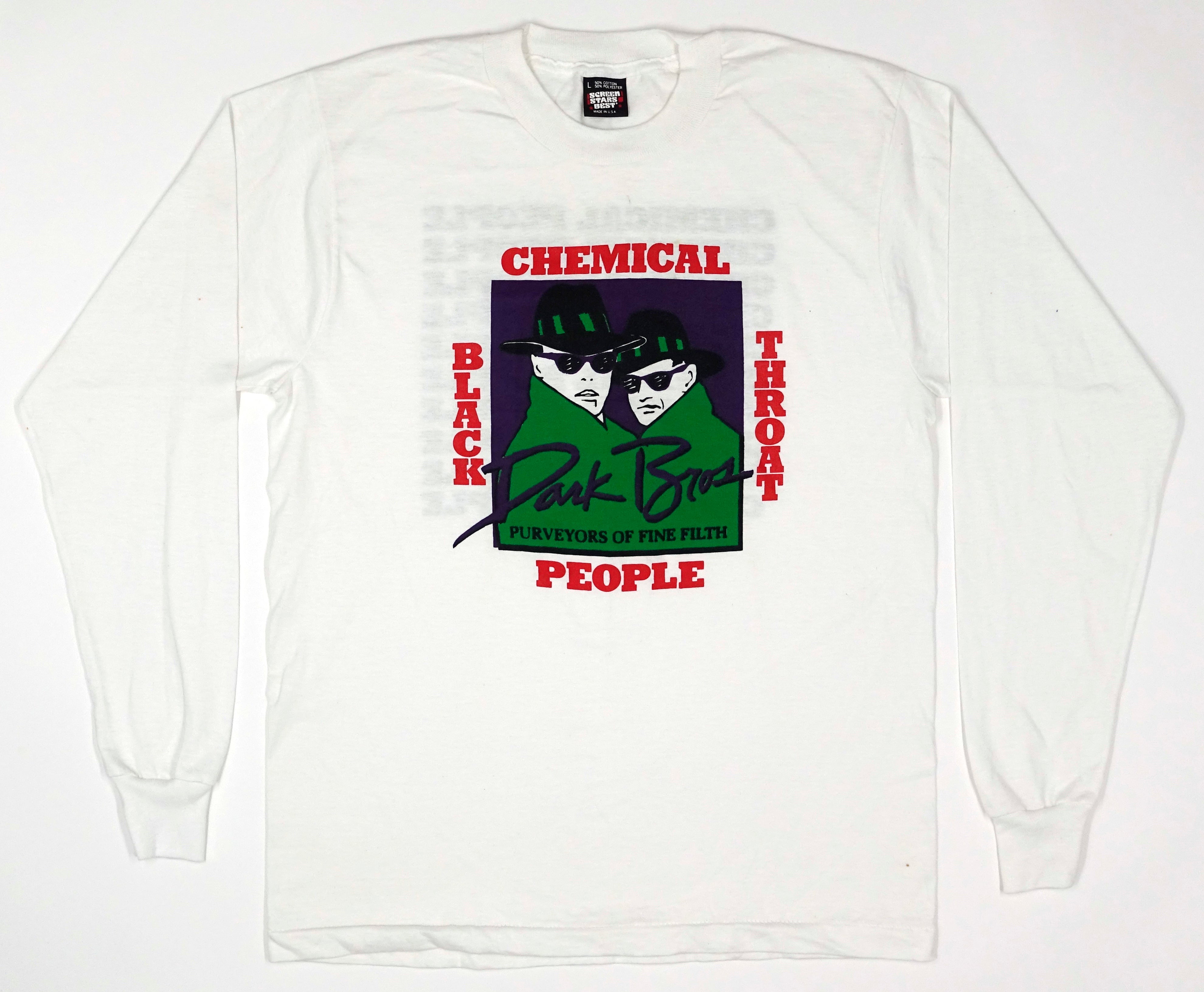 Chemical People – Black Throat 1988 Tour Long Sleeve Shirt Size Large