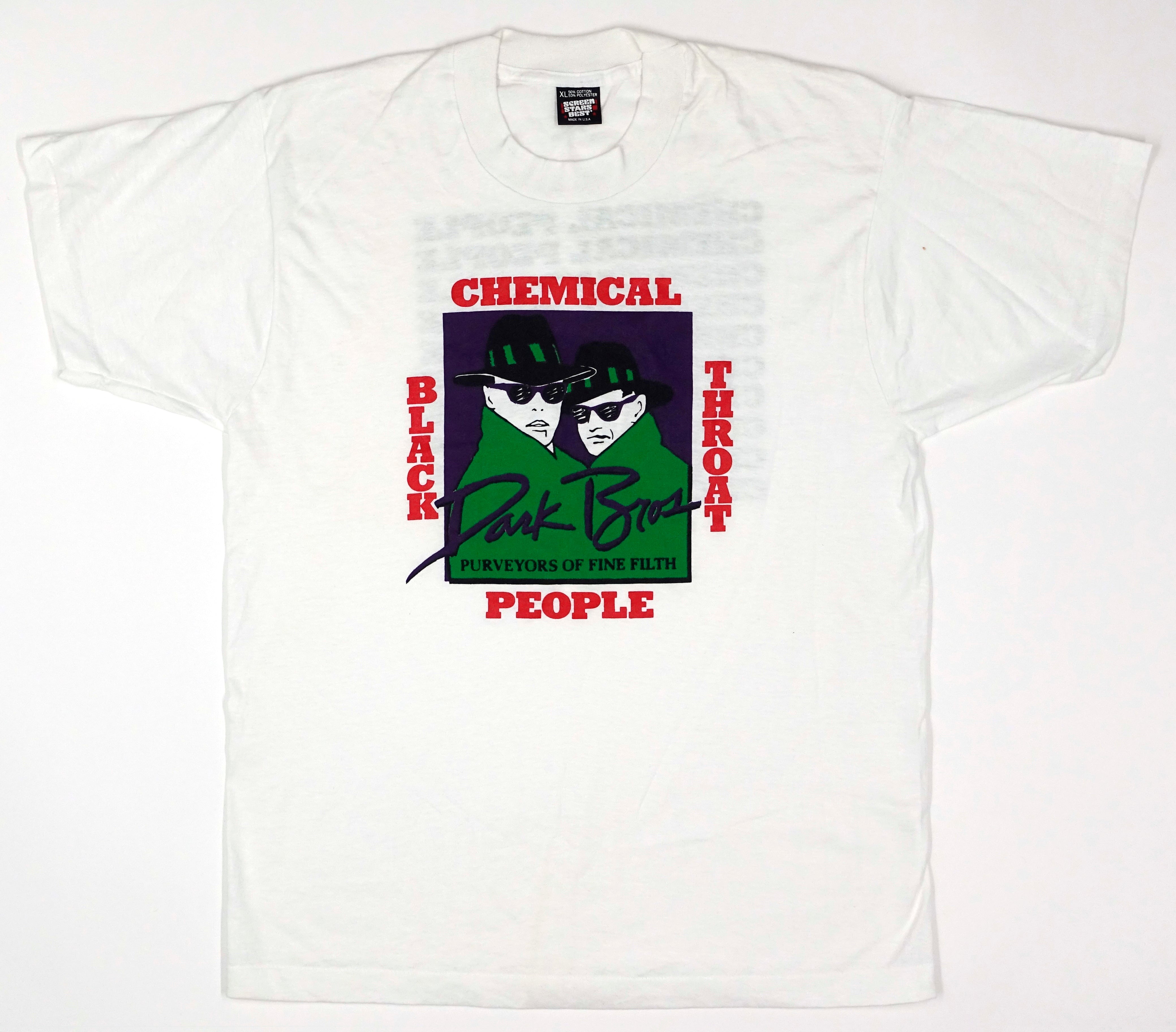 Chemical People – Black Throat 1988 Tour Shirt Size XL