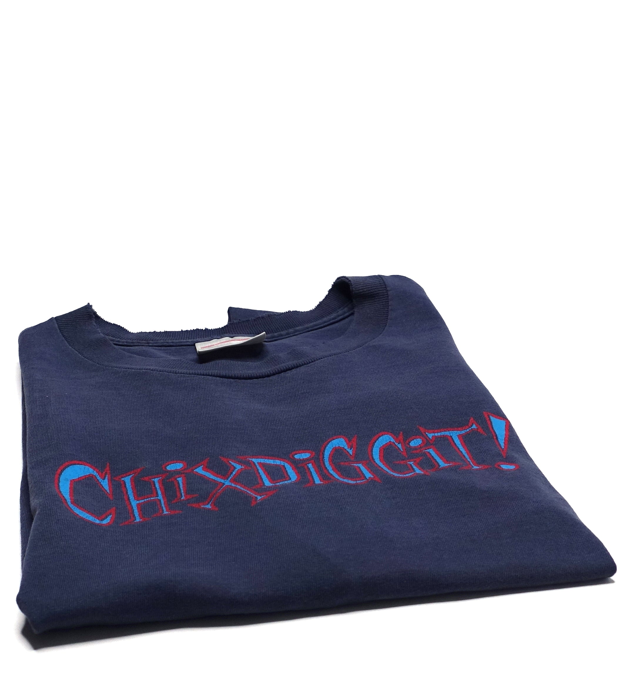 Chixdiggit! - Chixdiggit! 90's Tour Shirt (Navy) Size Large