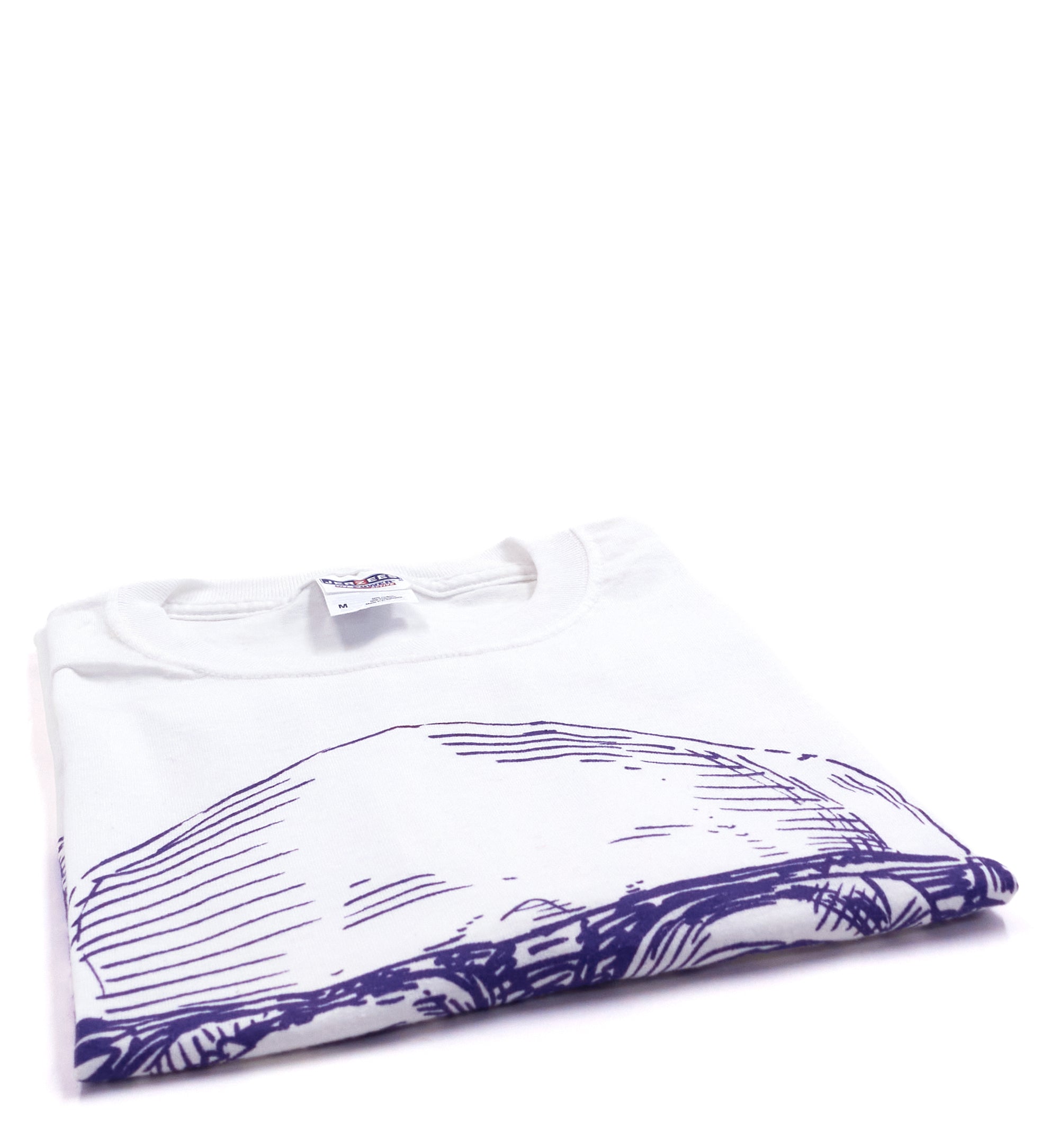 Chris Shary - Chris Shary Sharpie Self Portrait White (Screen Printed by me) Shirt Size Medium