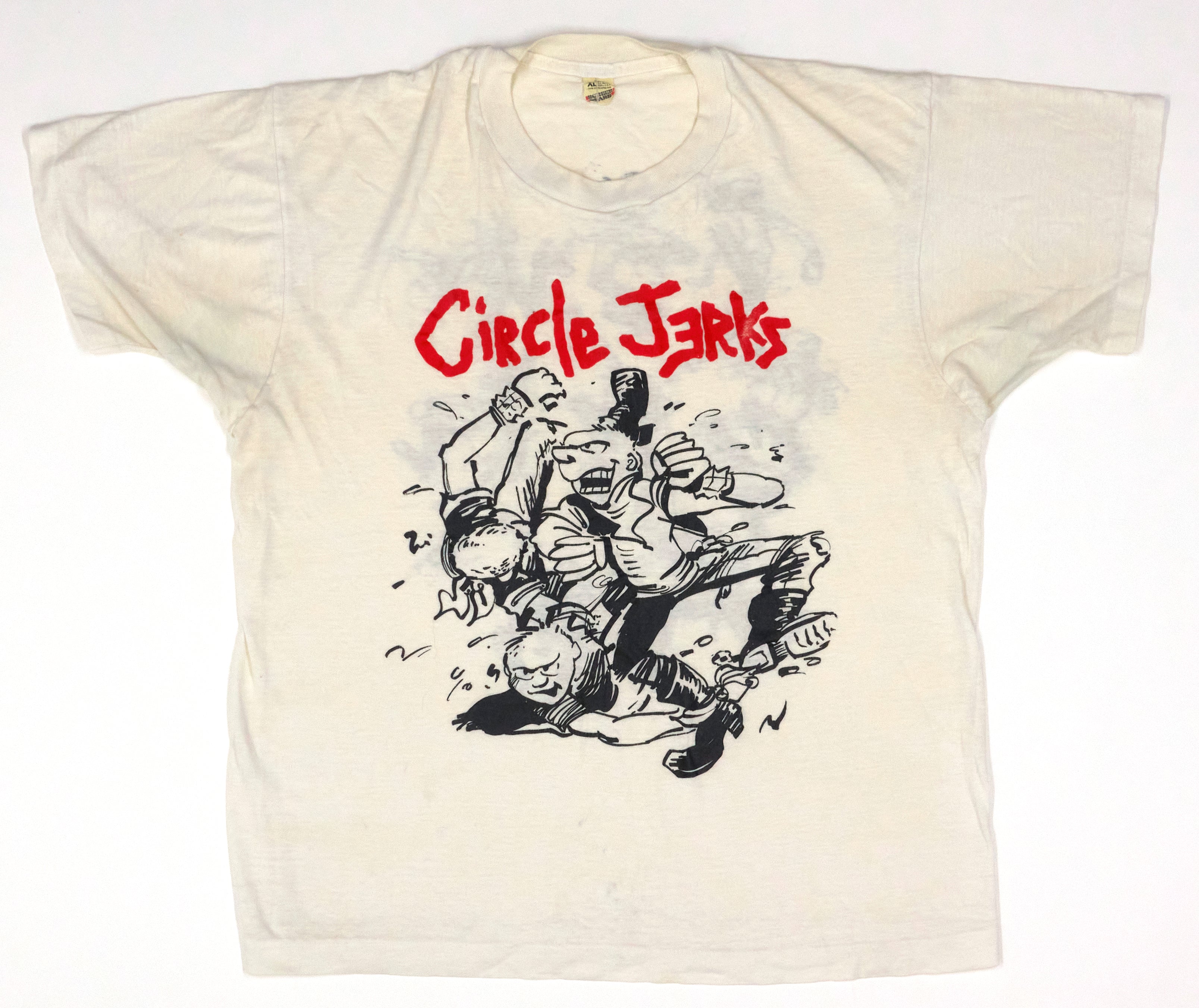 Circle Jerks - 2/C Mosh Pit by Shawn Kerri 80's Tour Shirt Size XL