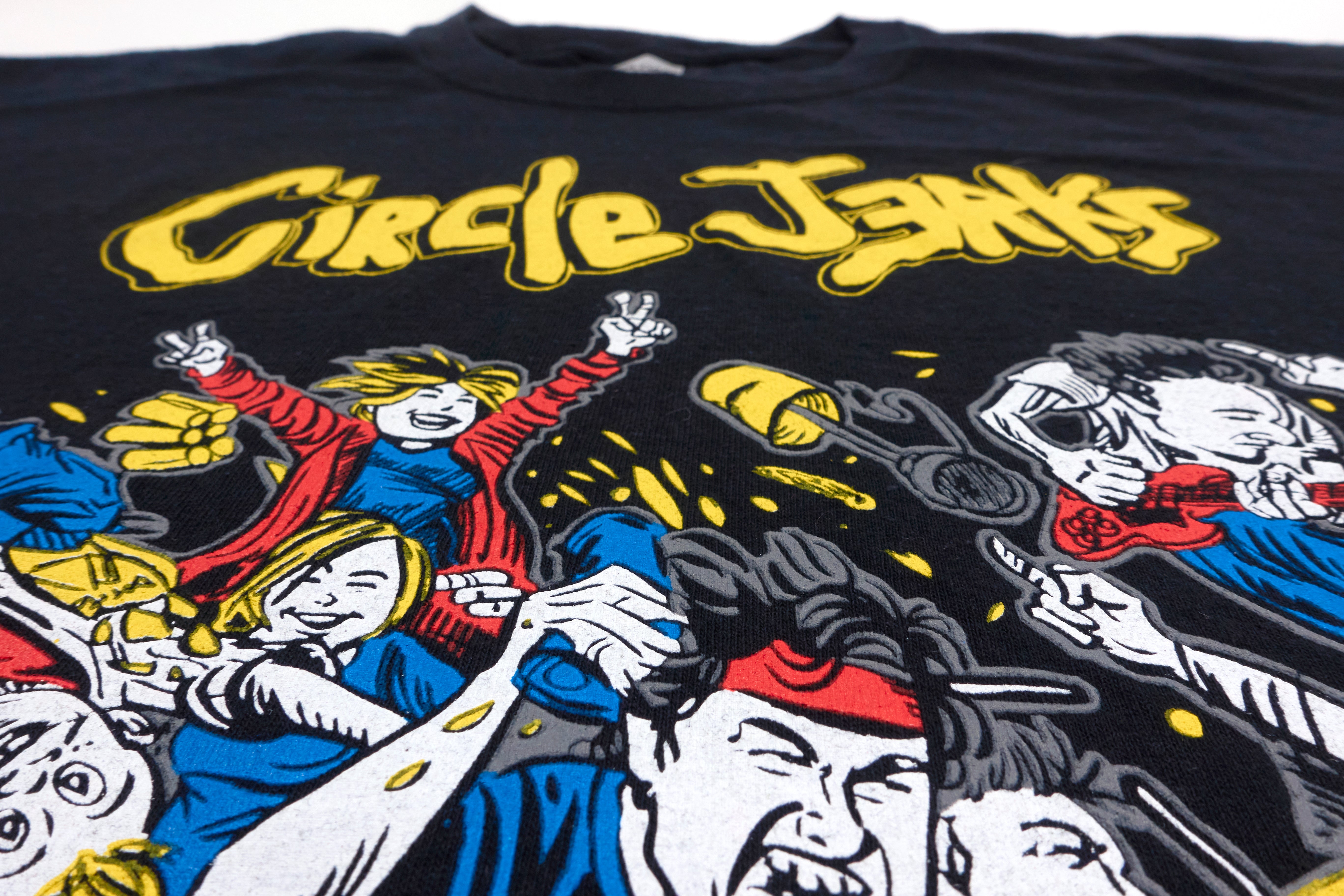 Circle Jerks - Brian Wallaby Mosh Pit 2012 Shirt Size XL