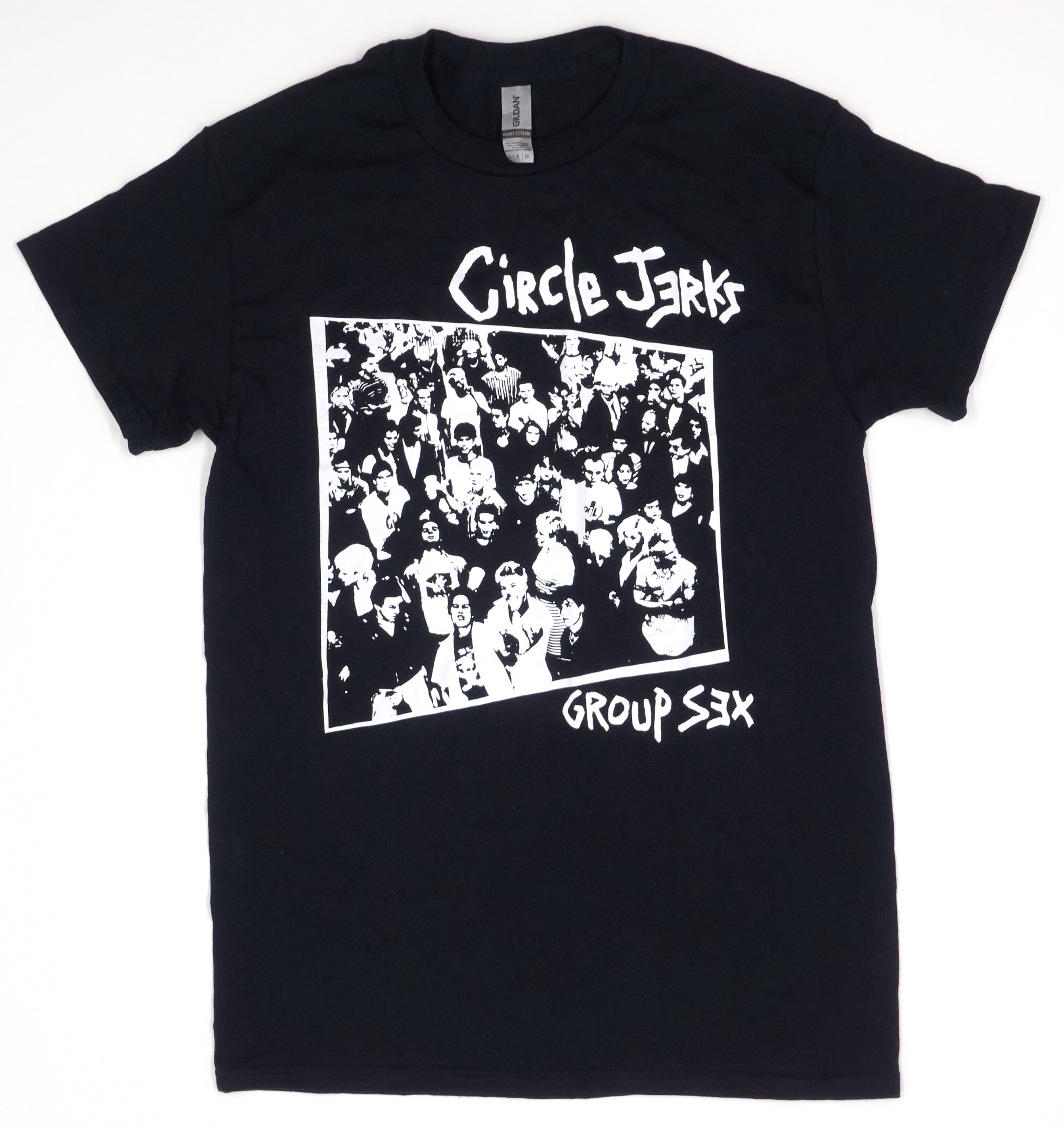 Circle Jerks - Group Sex 2023 Black/White Shirt Size Small