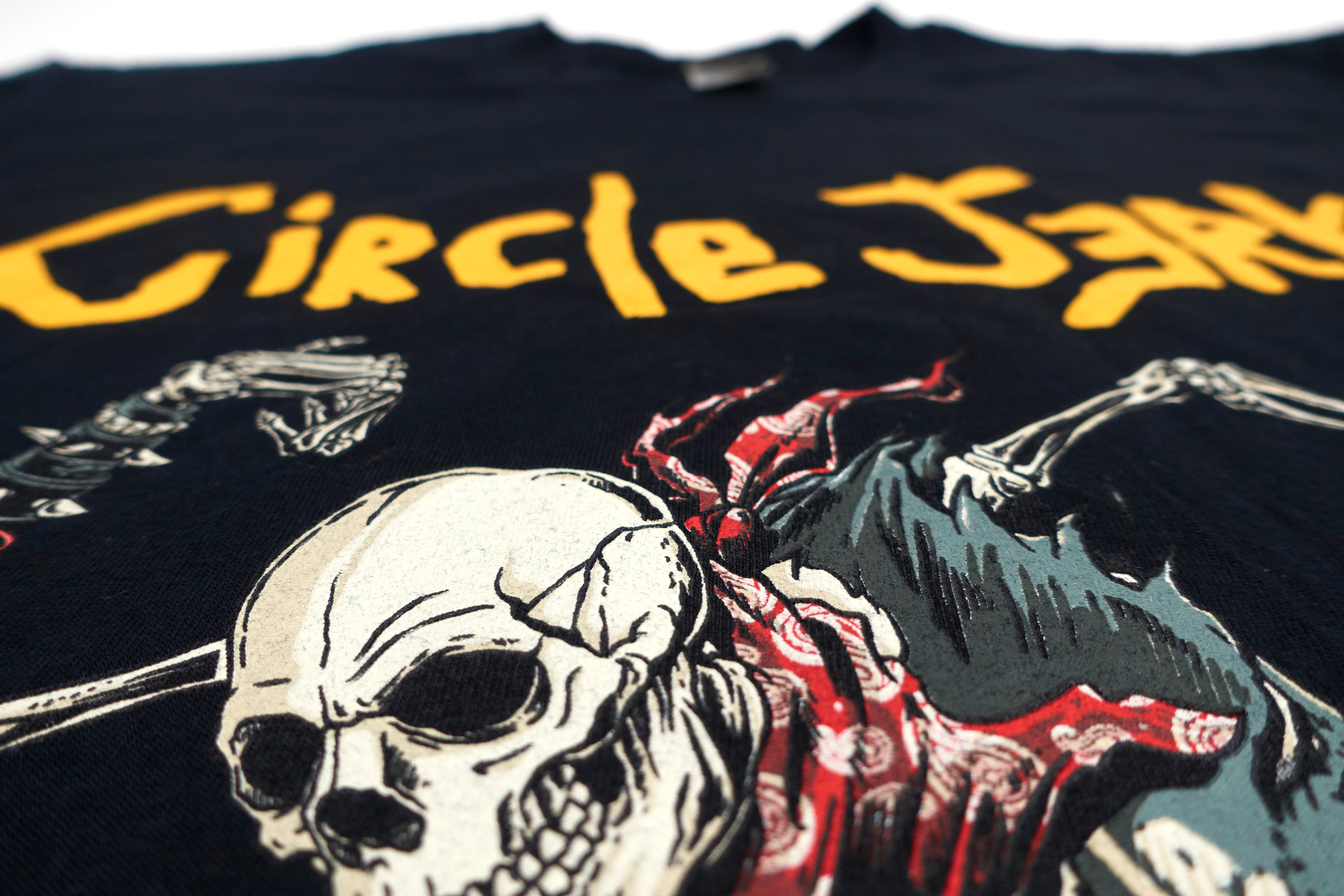 Circle Jerks - Skeleton Mosh Man  2023 North American Tour Shirt Size Medium