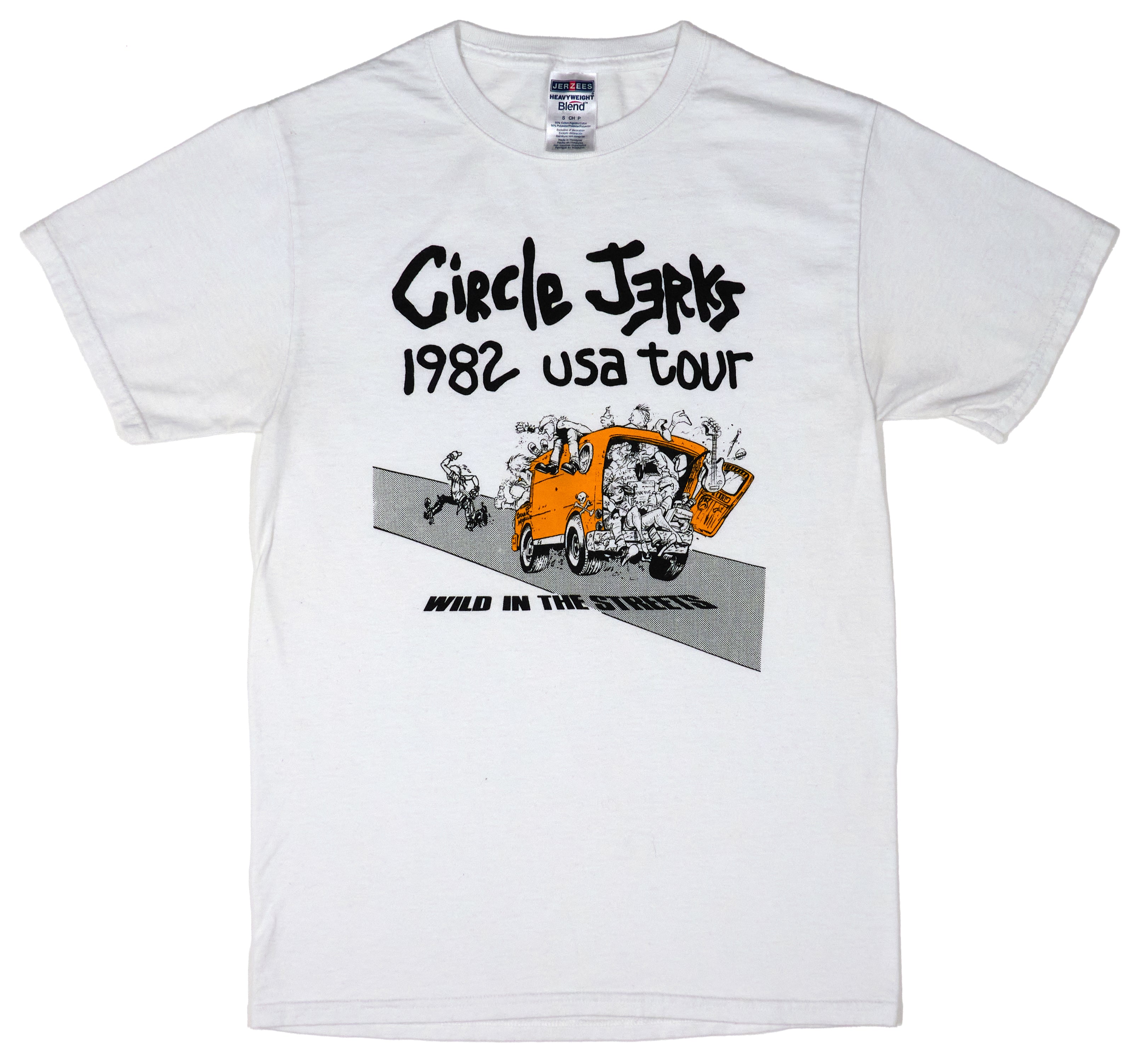 Circle Jerks - Wild In The Streets 1982 Tour (Bootleg By Me) Shirt Size Small