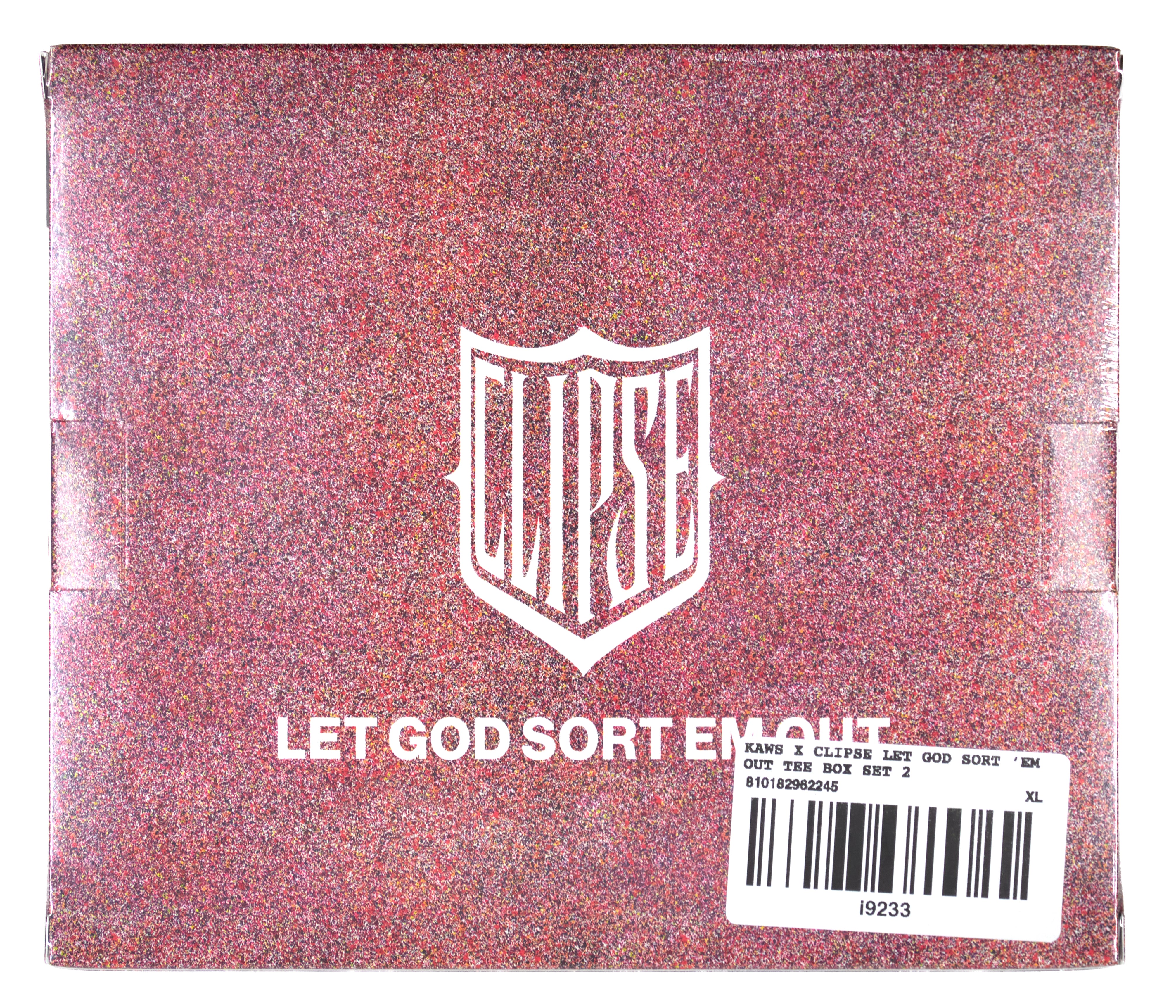 Clipse - Clipse X Kaws Let God Sort Em Out T-shirt Box Set #2 Size XL