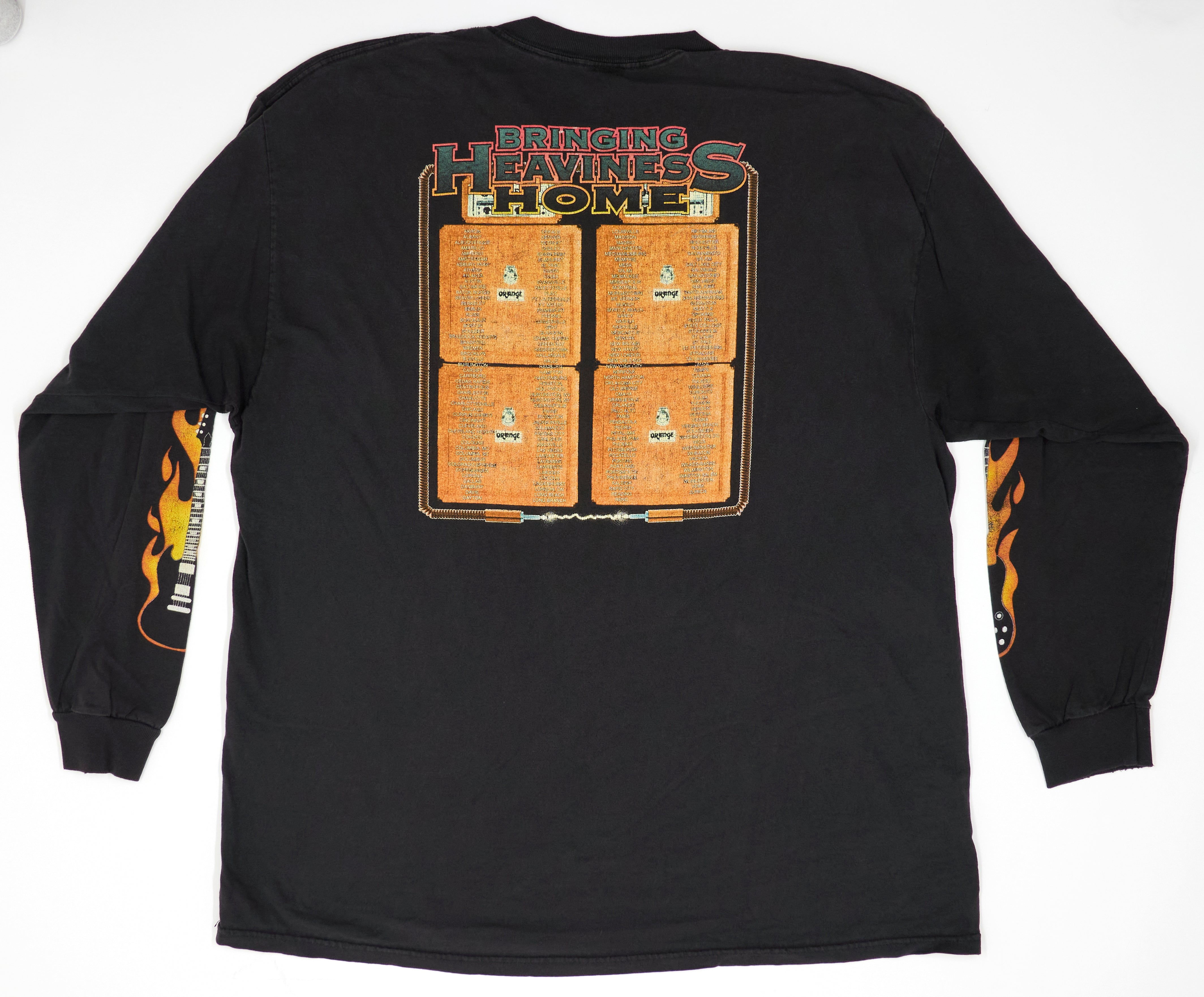 Clutch - Bringing Heaviness Home 1998 World Tour Long Sleeve Shirt Size XXL