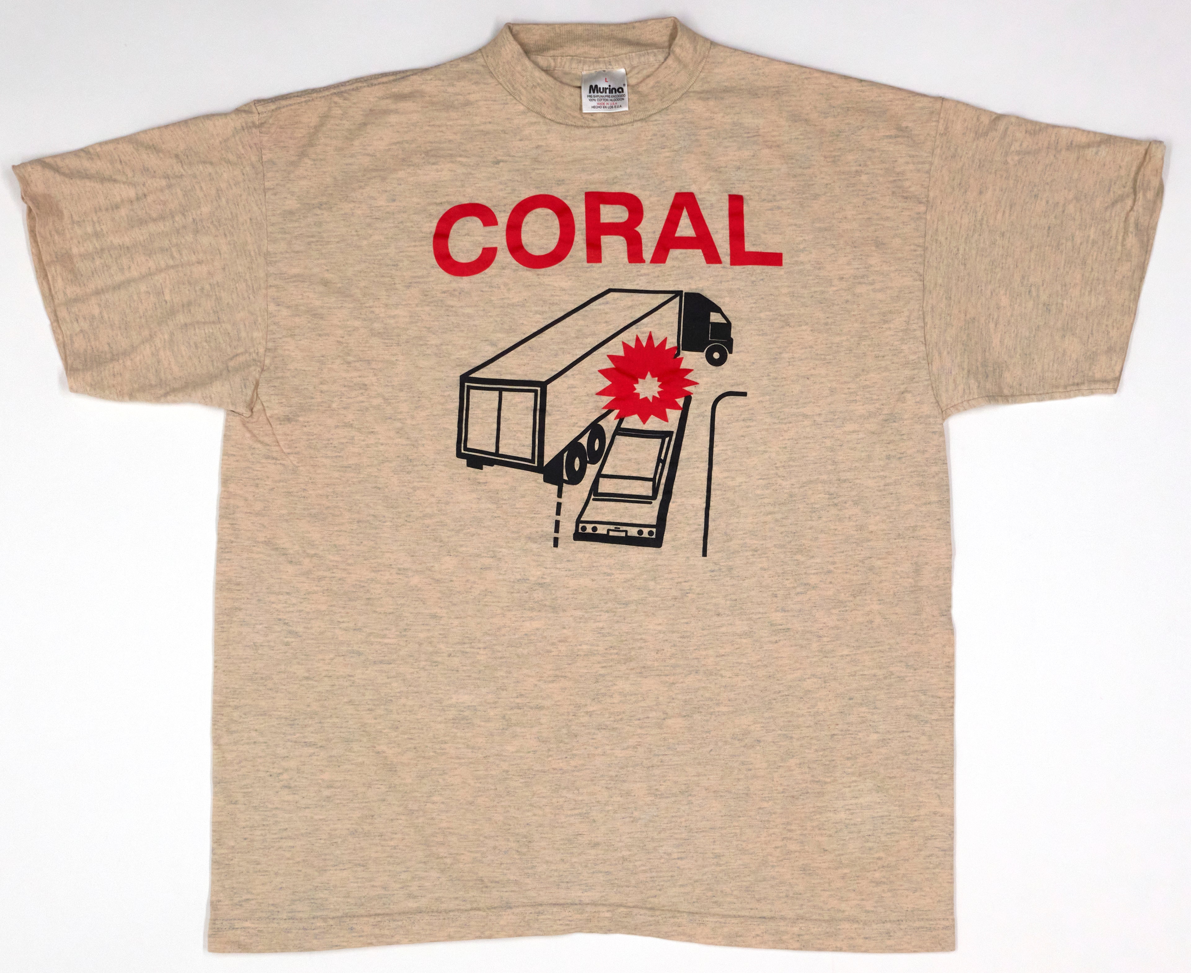 Coral – Box Truck 1993 Tour Shirt Size Large