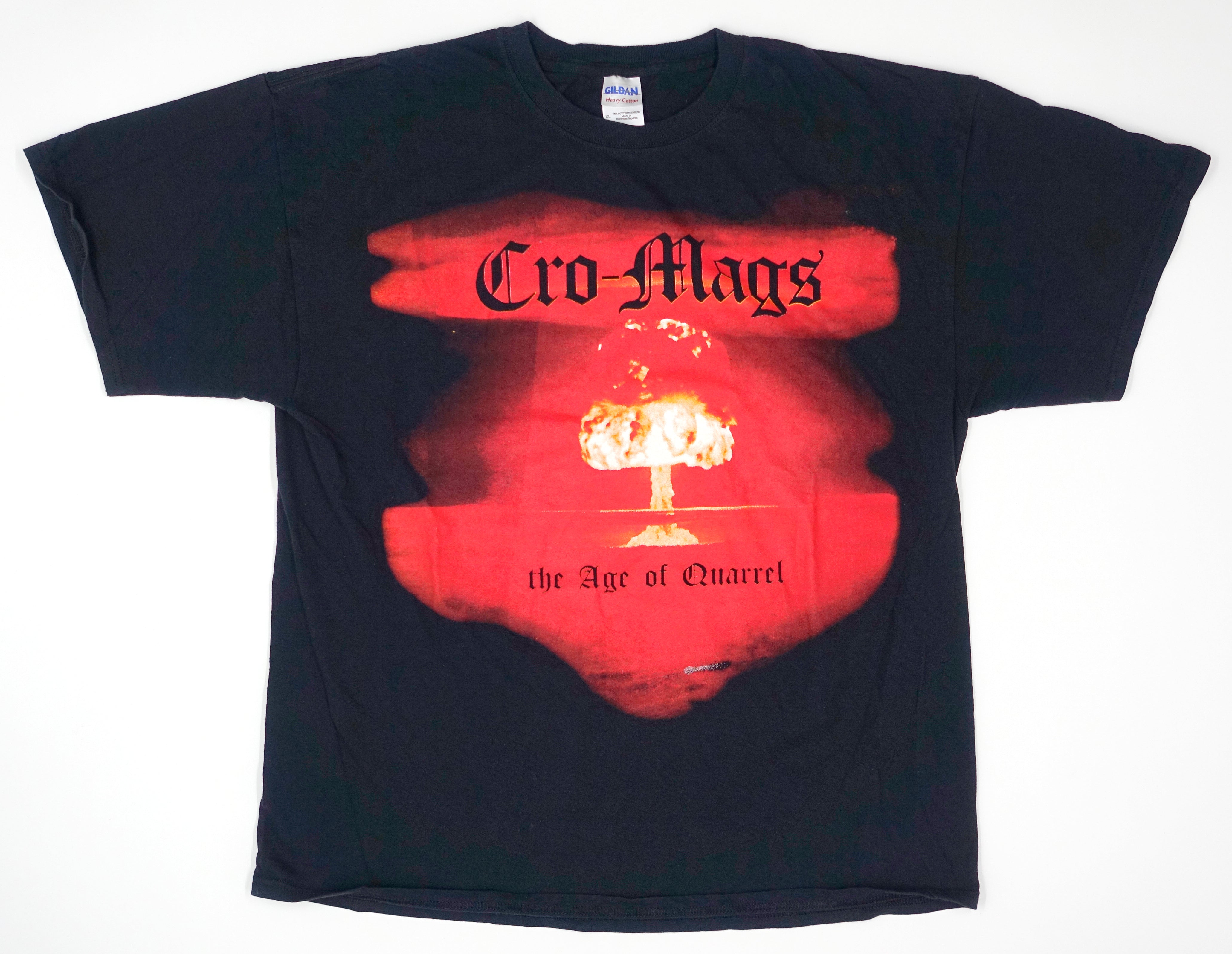 Cro-Mags ‎– Age Of Quarrel / Over Power Overcome 2011 Tour Shirt Size XL