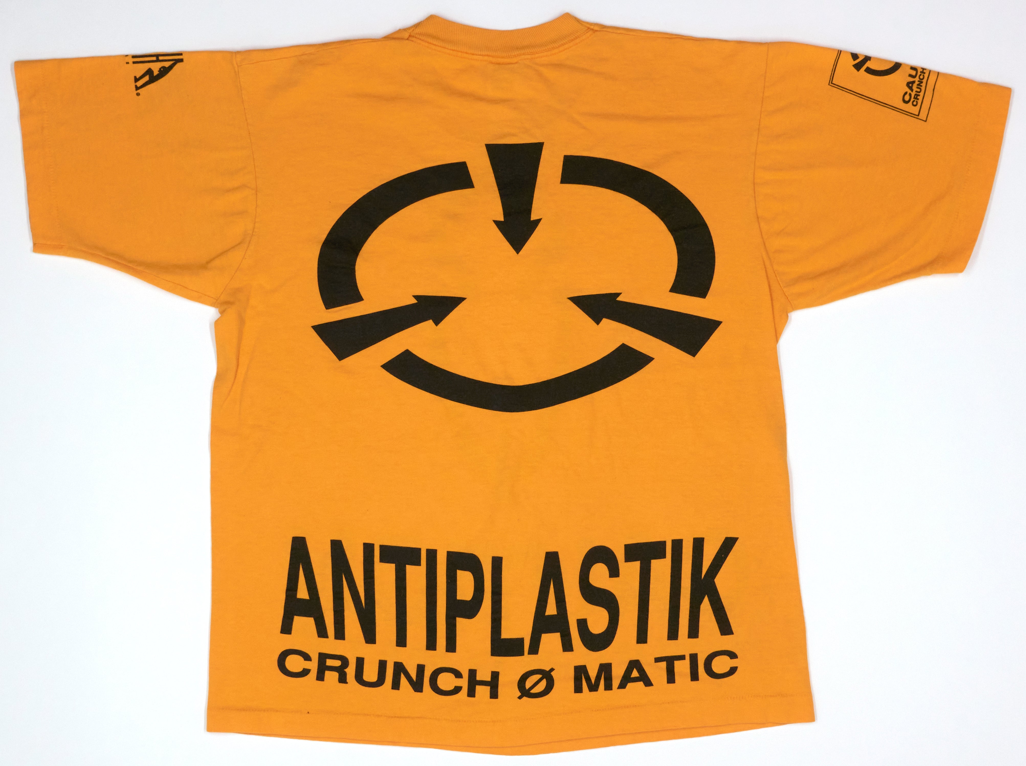 Crunch-Ø-Matic Caution Do Not Play 1991 Tour Shirt Size XL