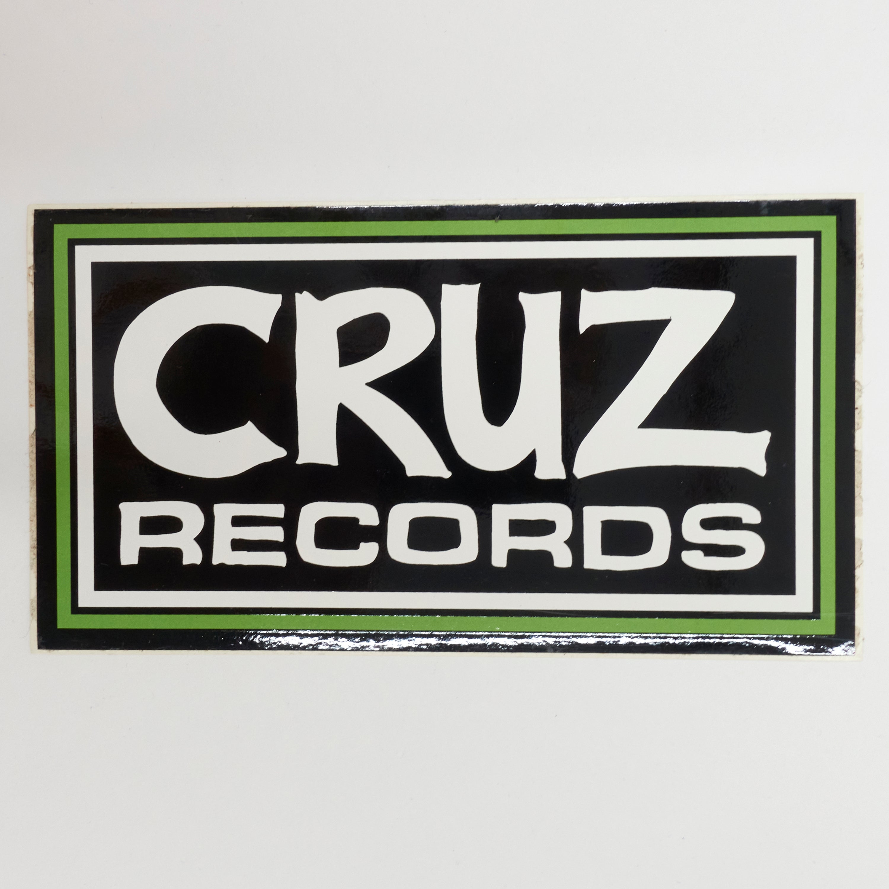 Cruz Records - Rectangle Tour 90's Vintage Deadstock Sticker
