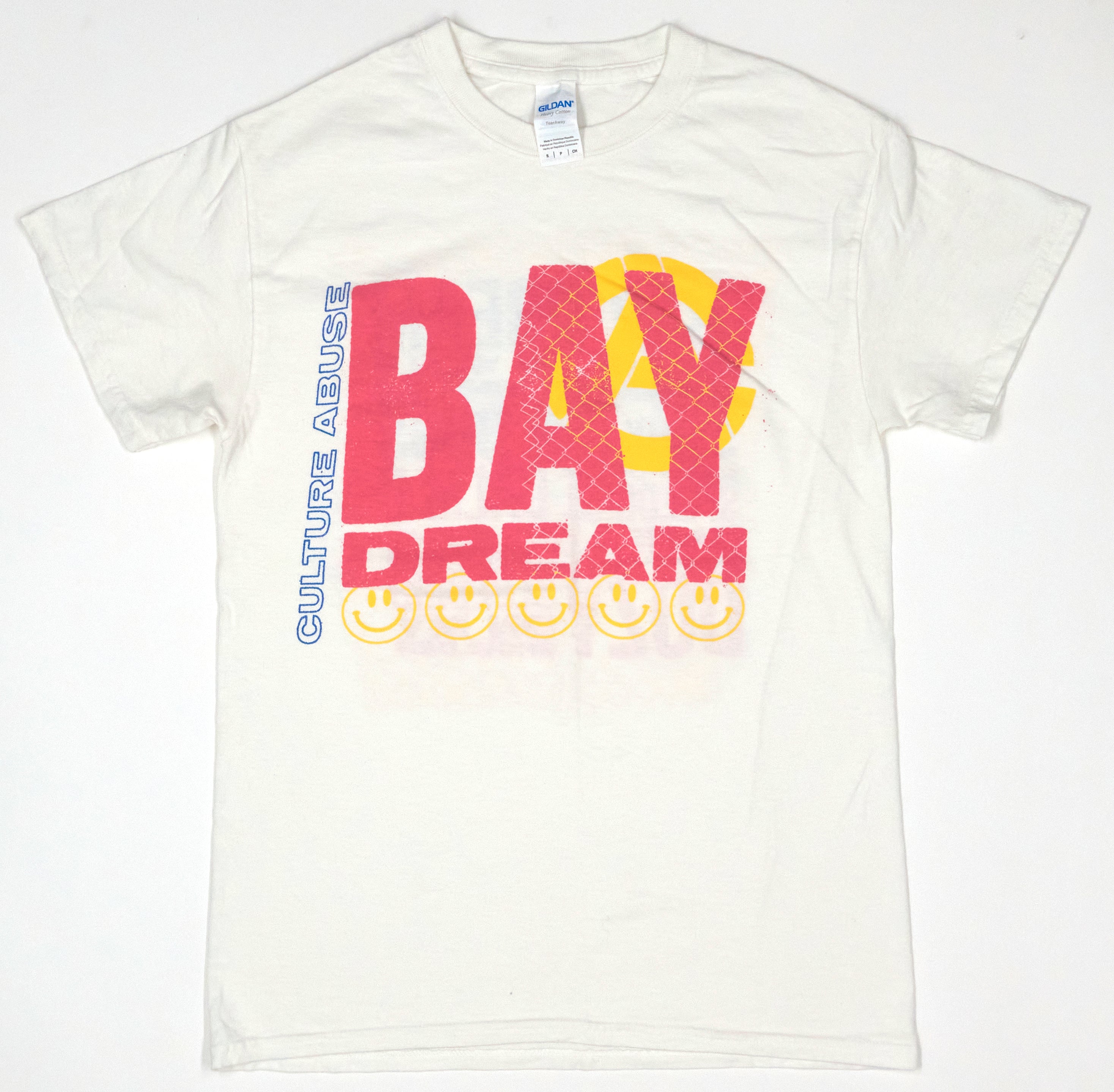 Culture Abuse - Bay Dream 2018 Tour Shirt Size Small