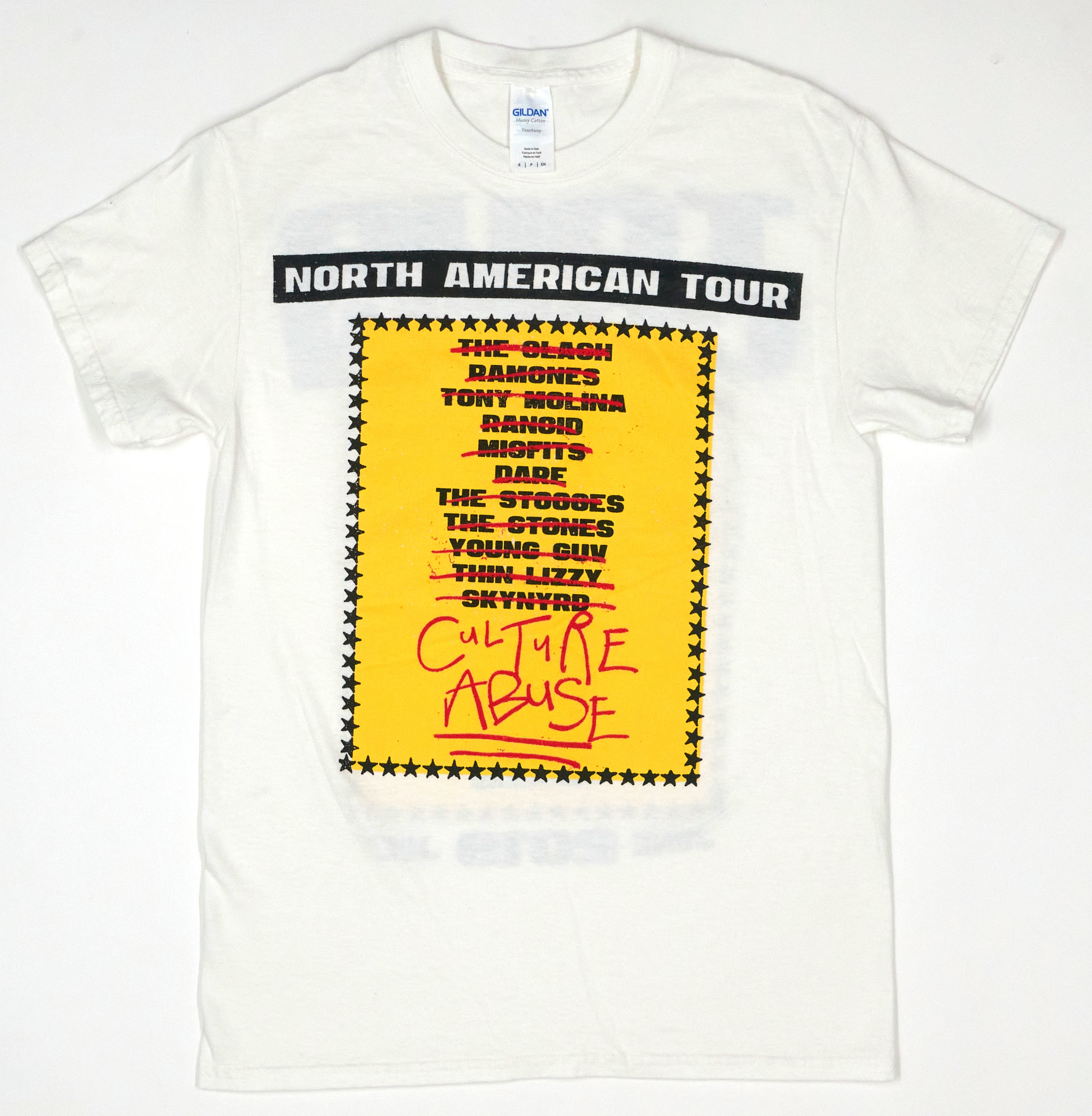 Culture Abuse - Bay Dream June / July 2019 Tour Shirt Size Small