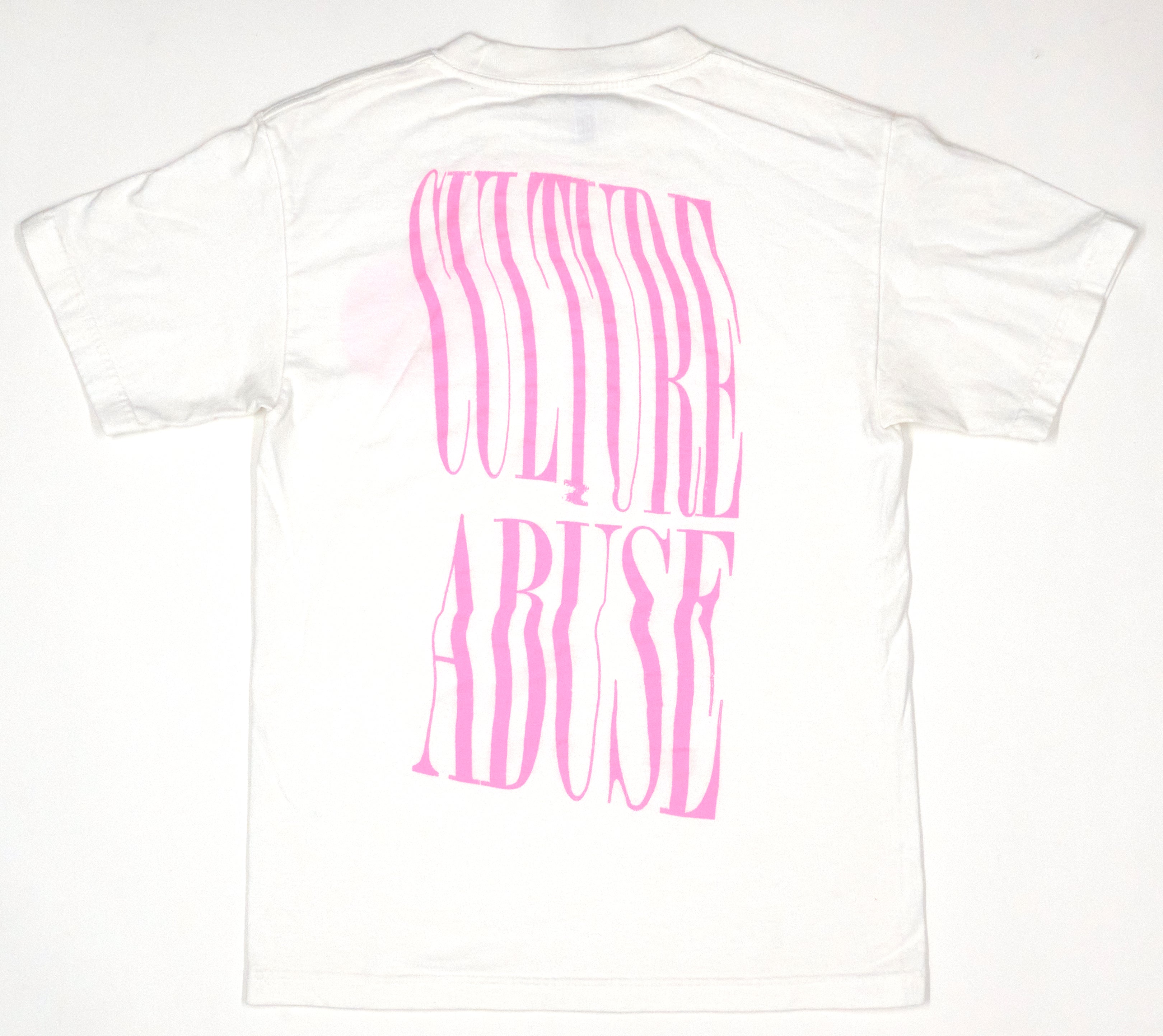 Culture Abuse - Peach 2016 Tour Shirt Artwork by Jeremy Dean Size Small