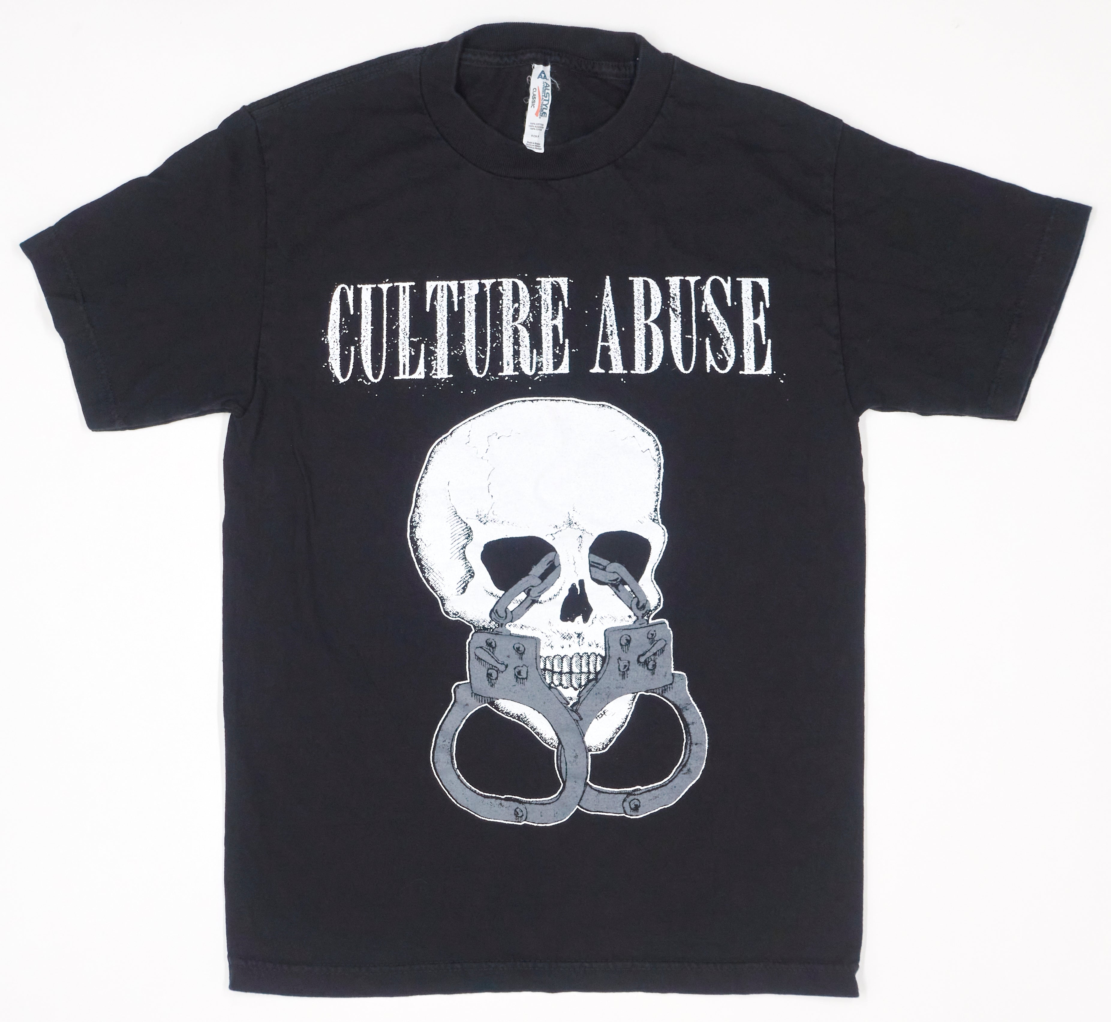 Culture Abuse - Skull And Handcuffs Tour Shirt Size Small