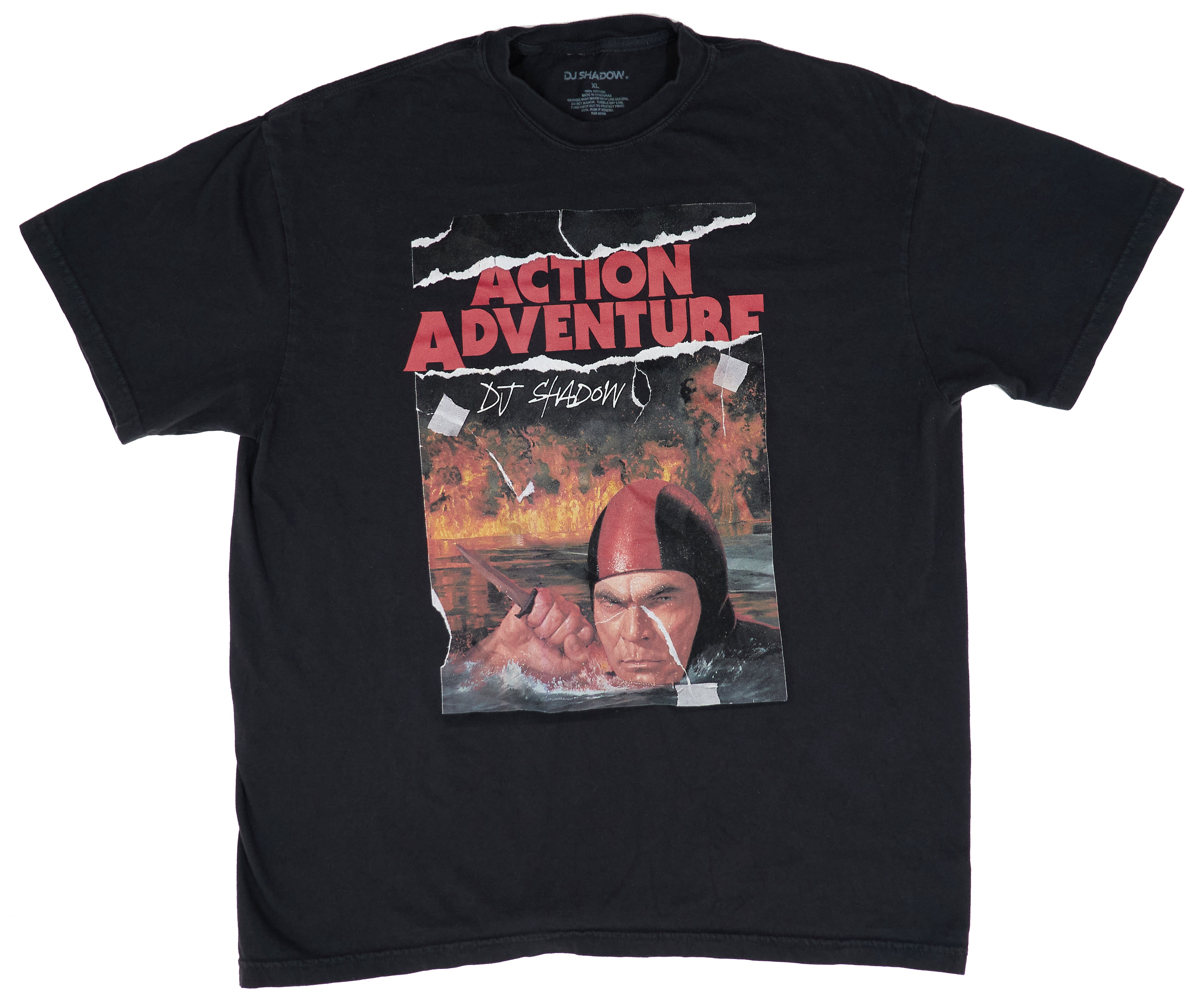 DJ Shadow - Action Adventure 2023 Tour Shirt Size XL