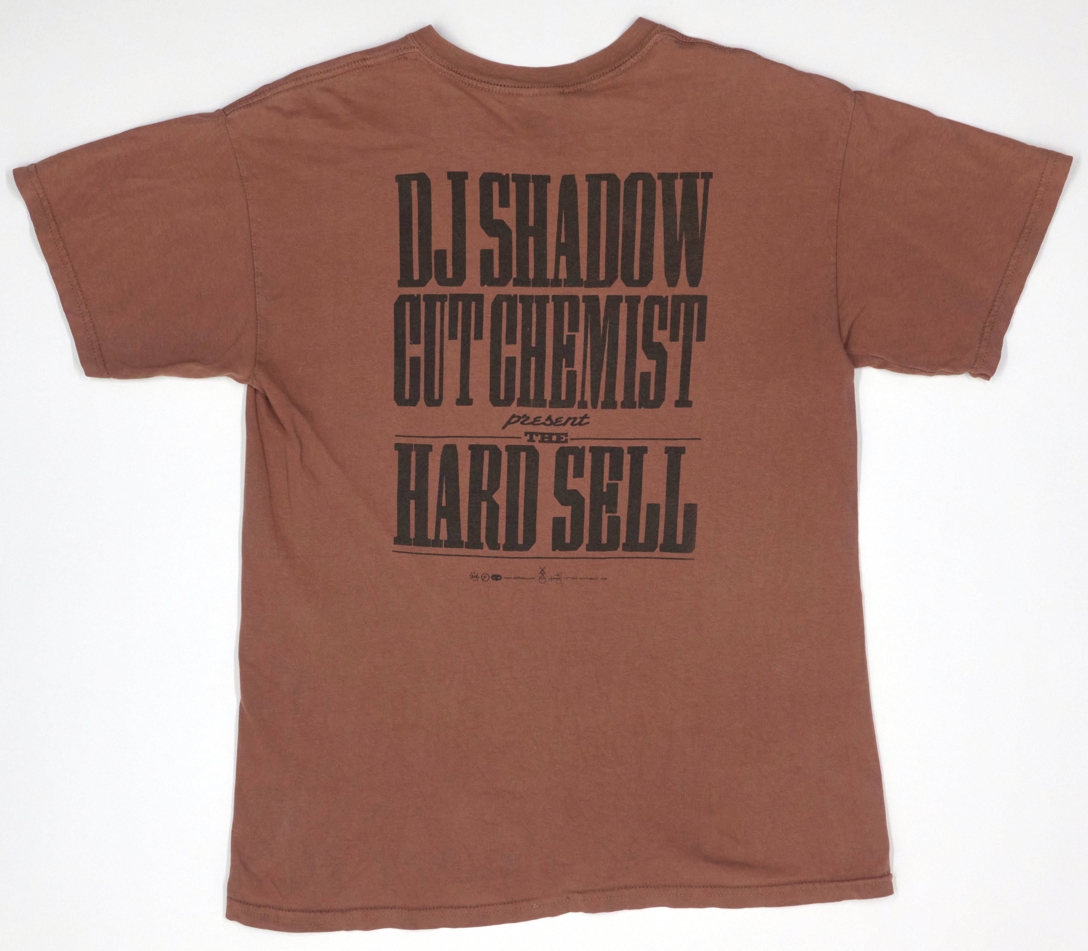 DJ Shadow / Cut Chemist - the Hard Sell 2007 Tour Shirt Size XL