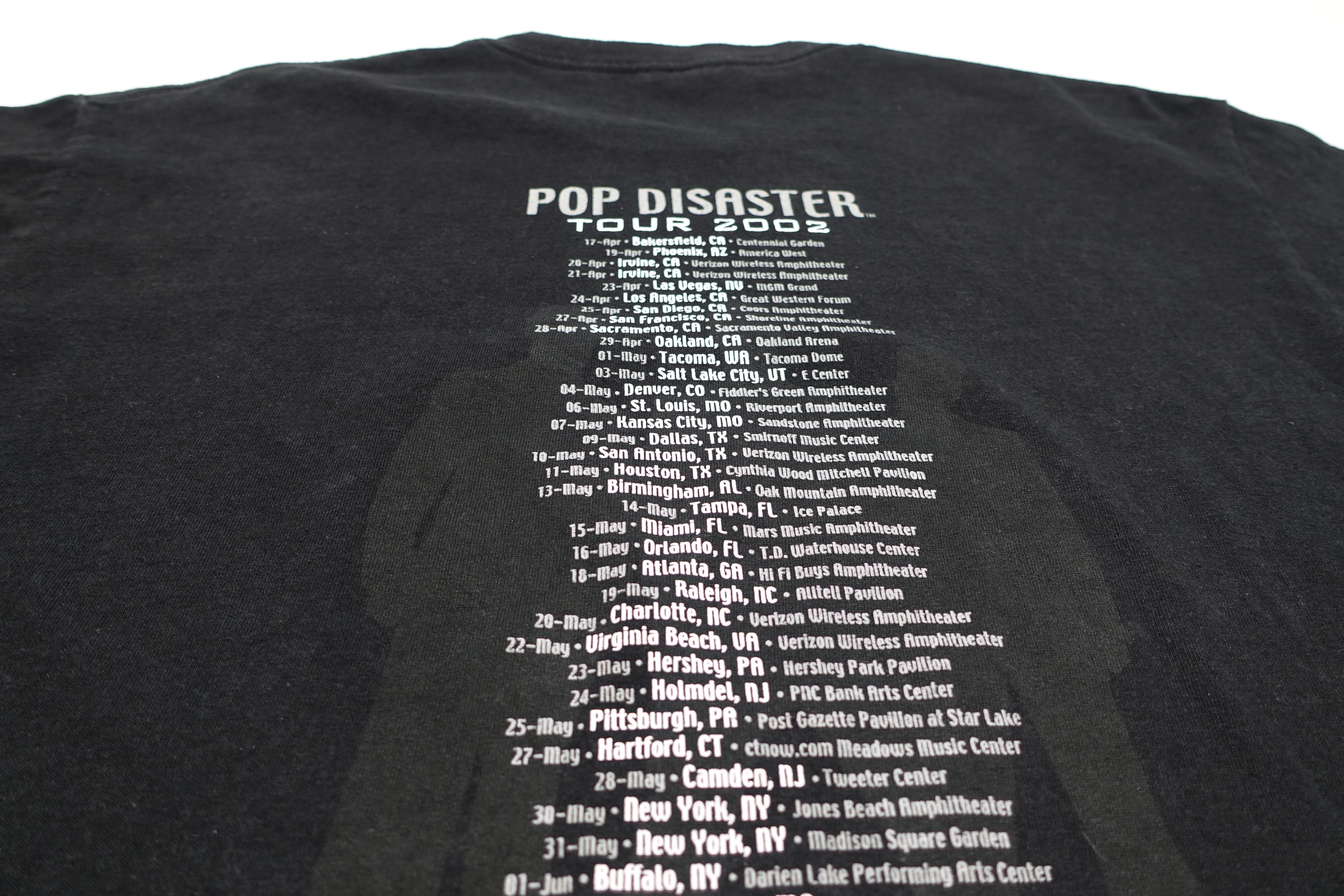 Green Day - Pop Disaster 2002 Tour Shirt Size Large