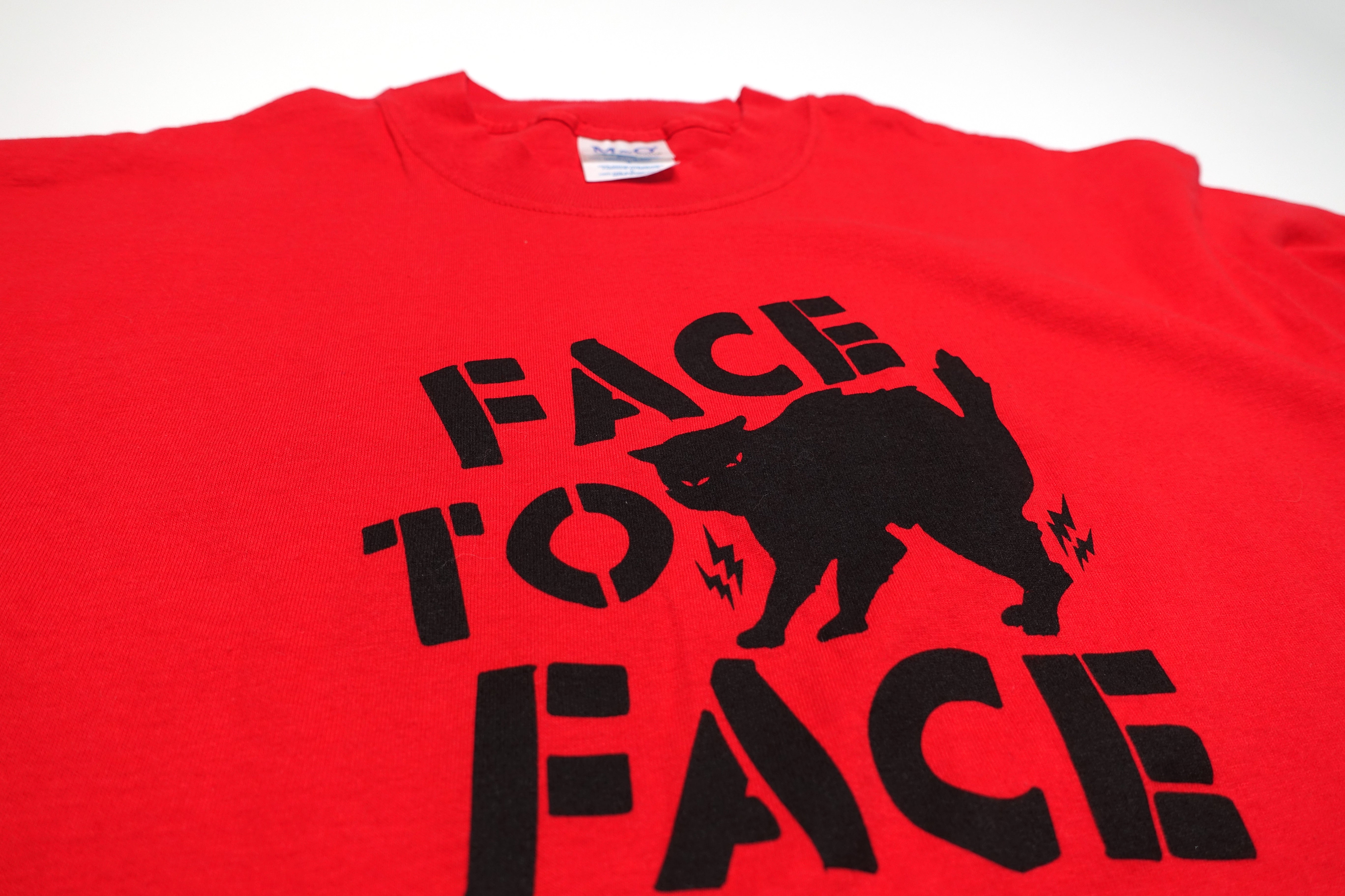 Face To Face - Black Cat Logo 90's Tour Shirt Size Large