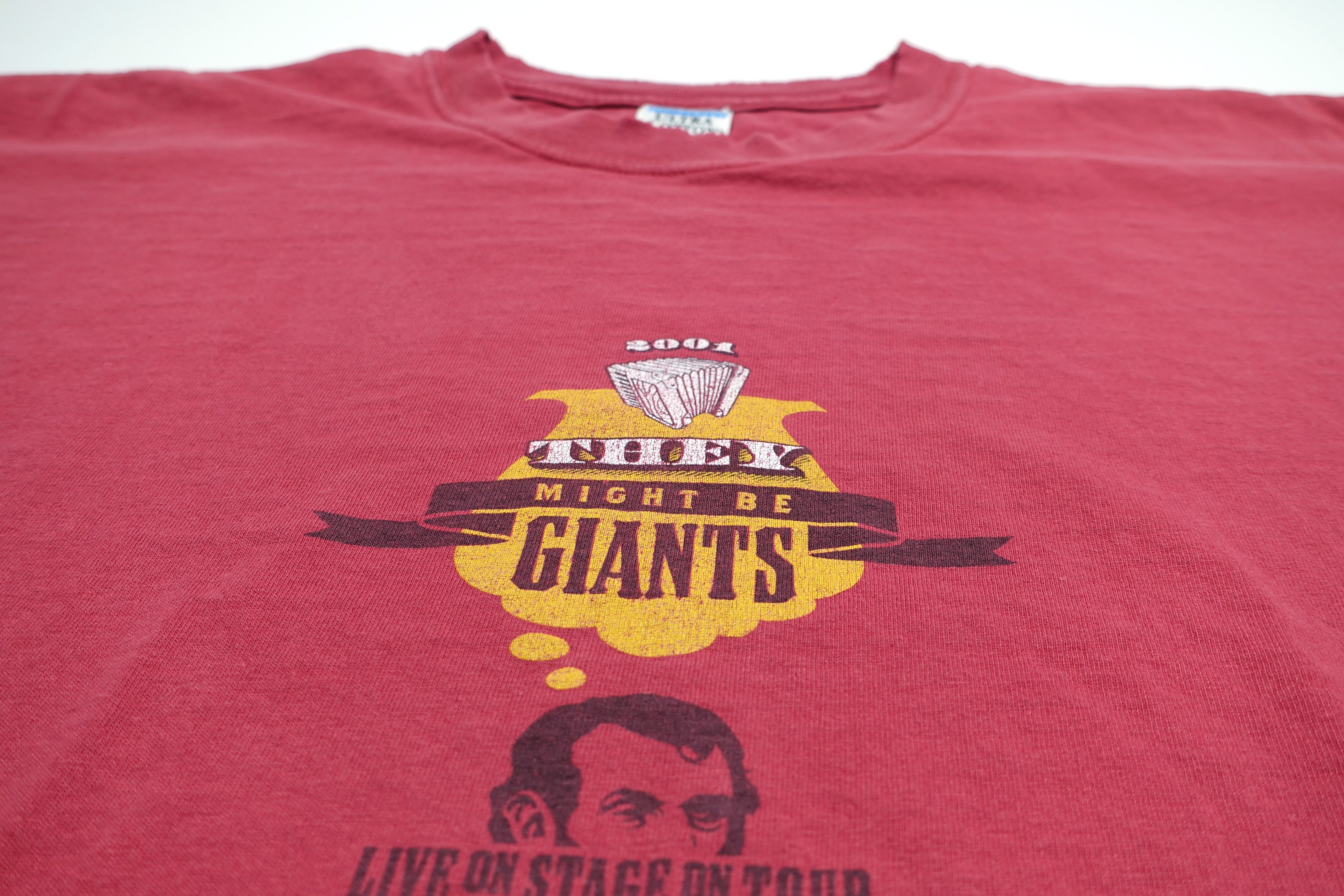 They Might Be Giants - Lincoln Theme 2001 Tour Shirt Size XL