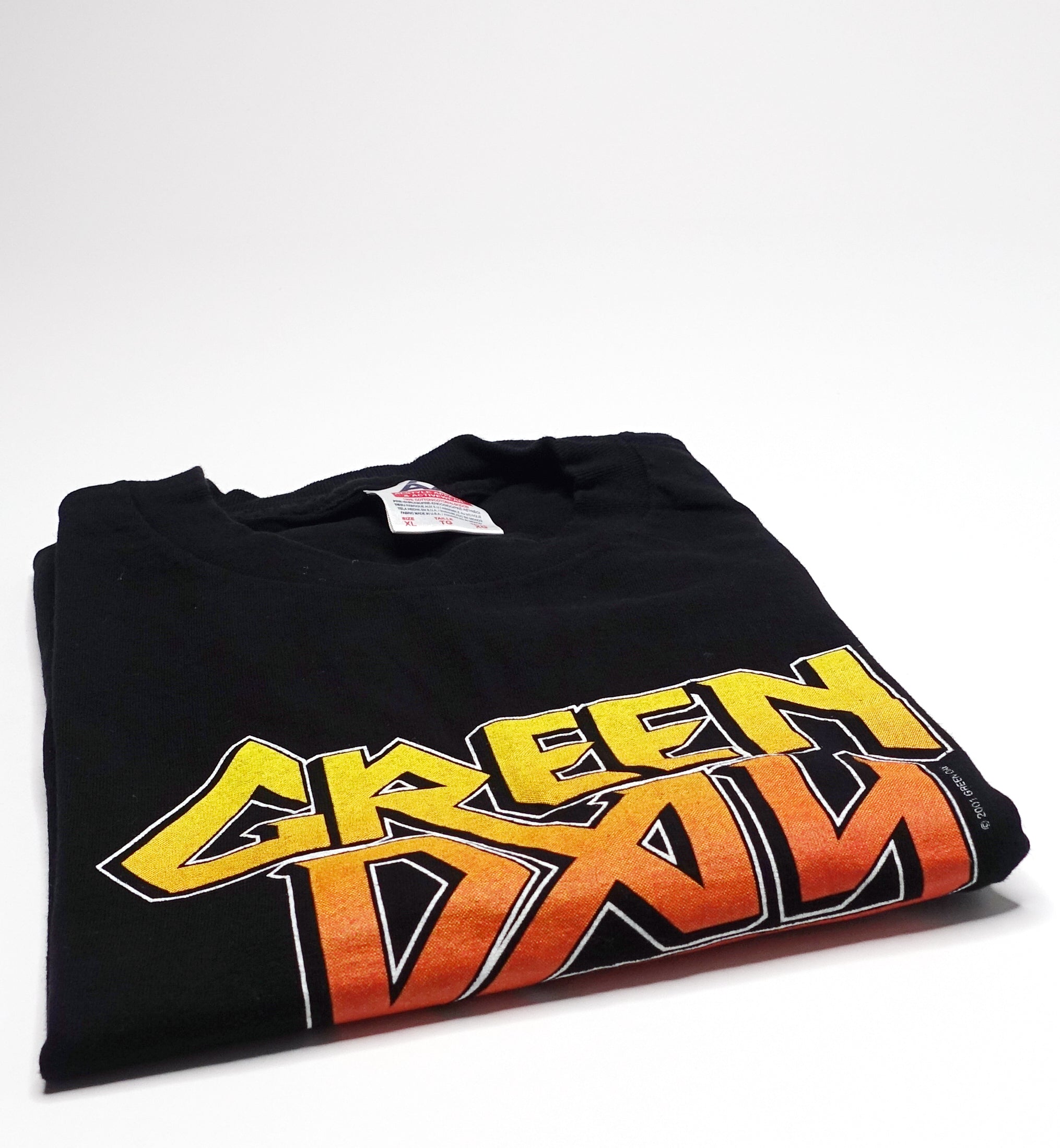 Green Day - Taste The Lightning / Warning 2001 Tour Shirt Size XL