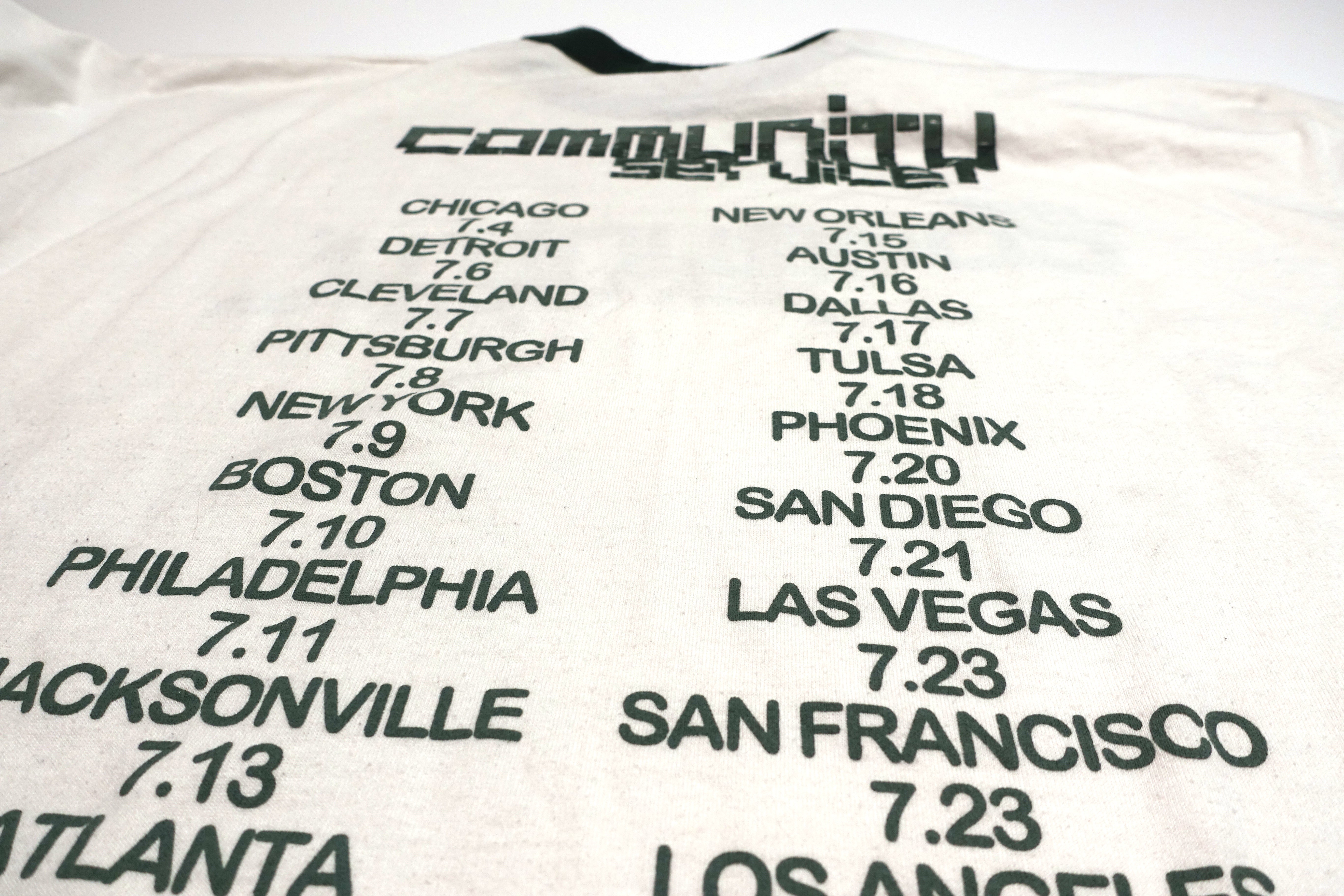 Orbital / Crystal Method / Lo Fidelity All Stars - Community Service 1999 Tour Shirt Size Large