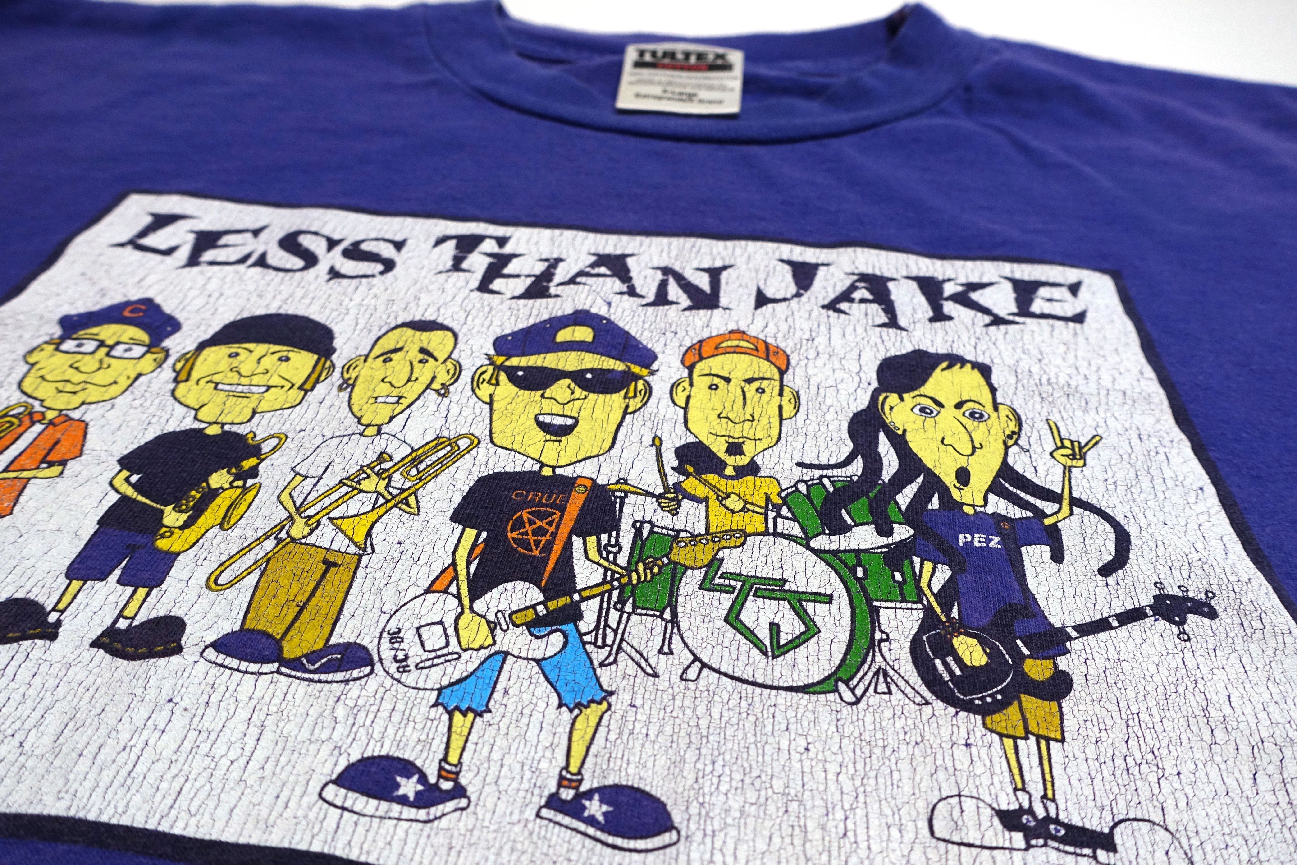 Less Than Jake - Tadpole Band Portrait 90's Tour Shirt Size XL