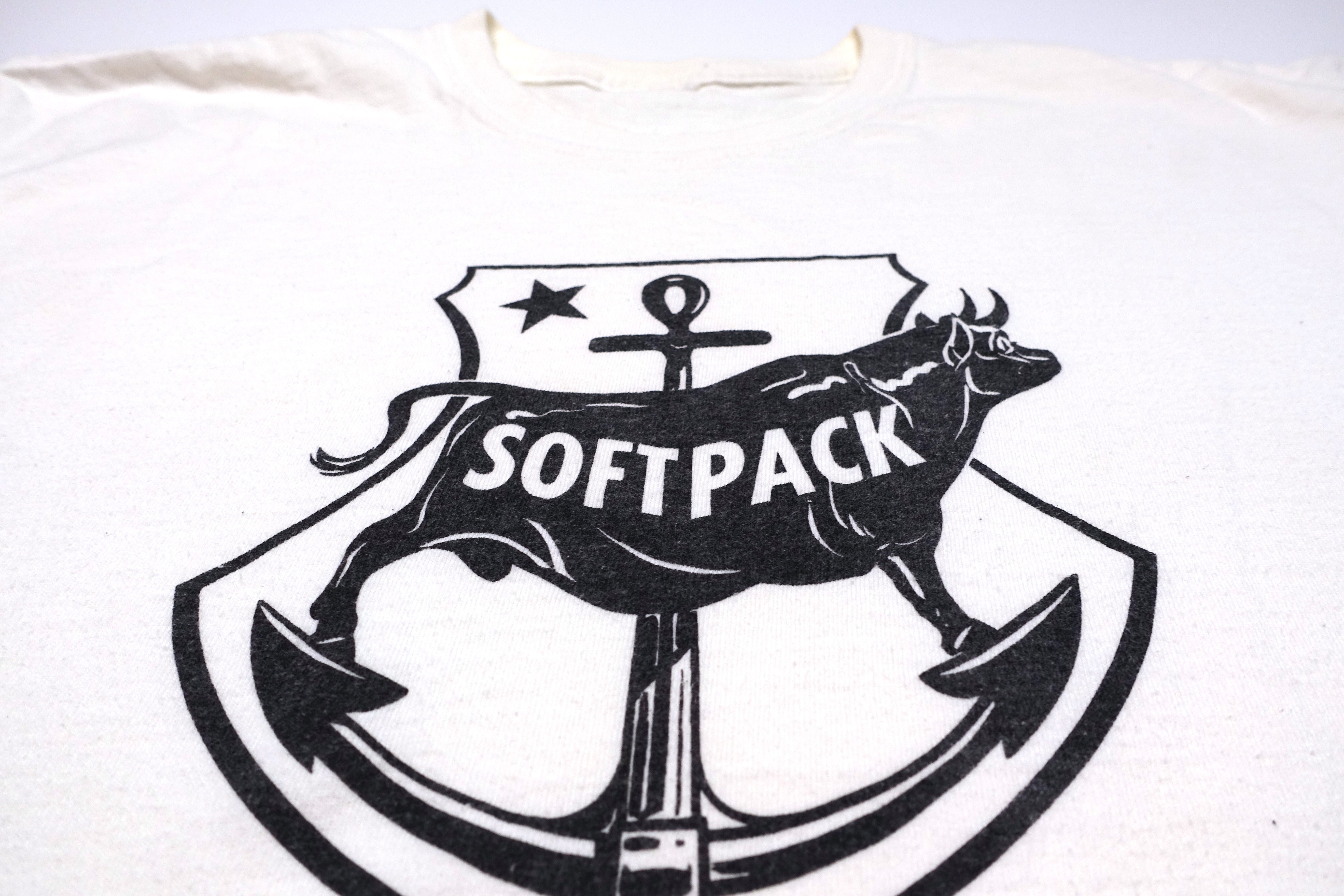 the Soft Pack ‎– Cow Anchor Logo 2010 White Tour Shirt Size Large