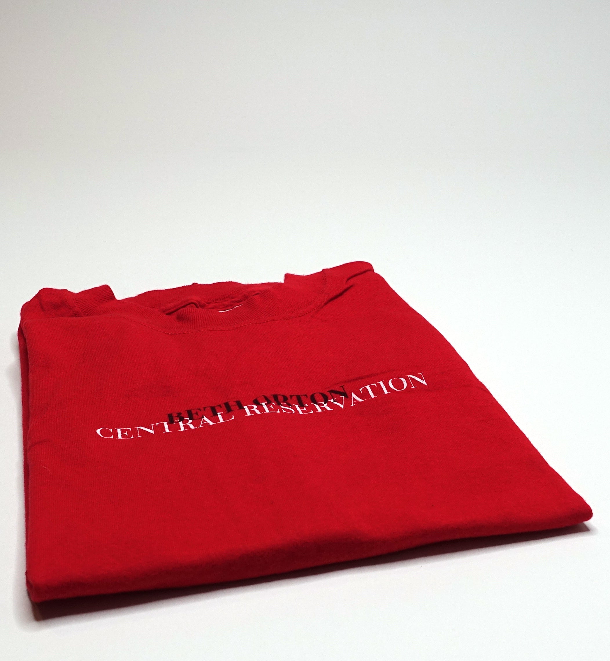 Beth Orton - Central Reservation Text Logo 1998 Tour Shirt Size Large