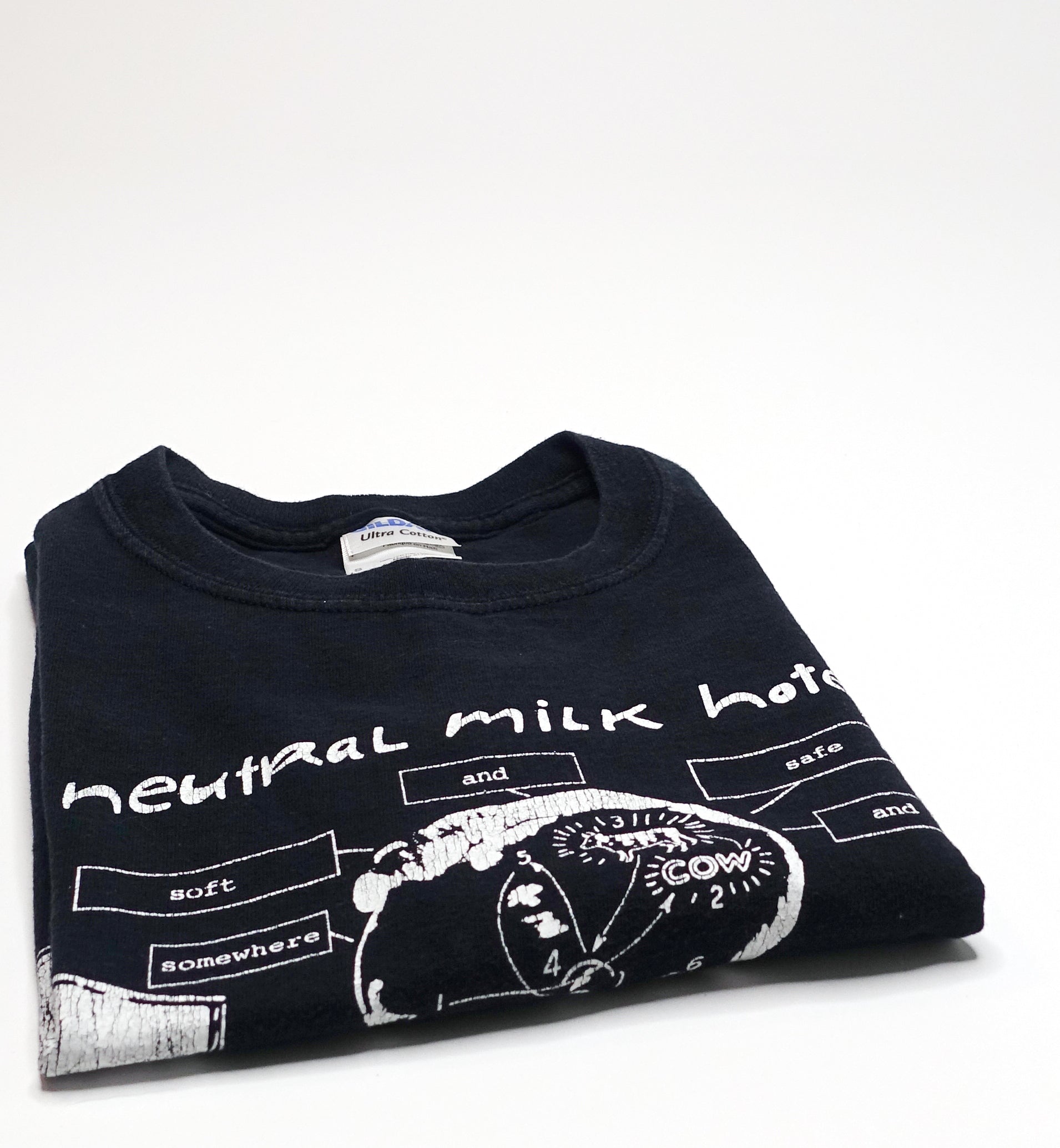 Neutral Milk Hotel ‎– Somewhere Soft And Safe Tour Shirt Size Small