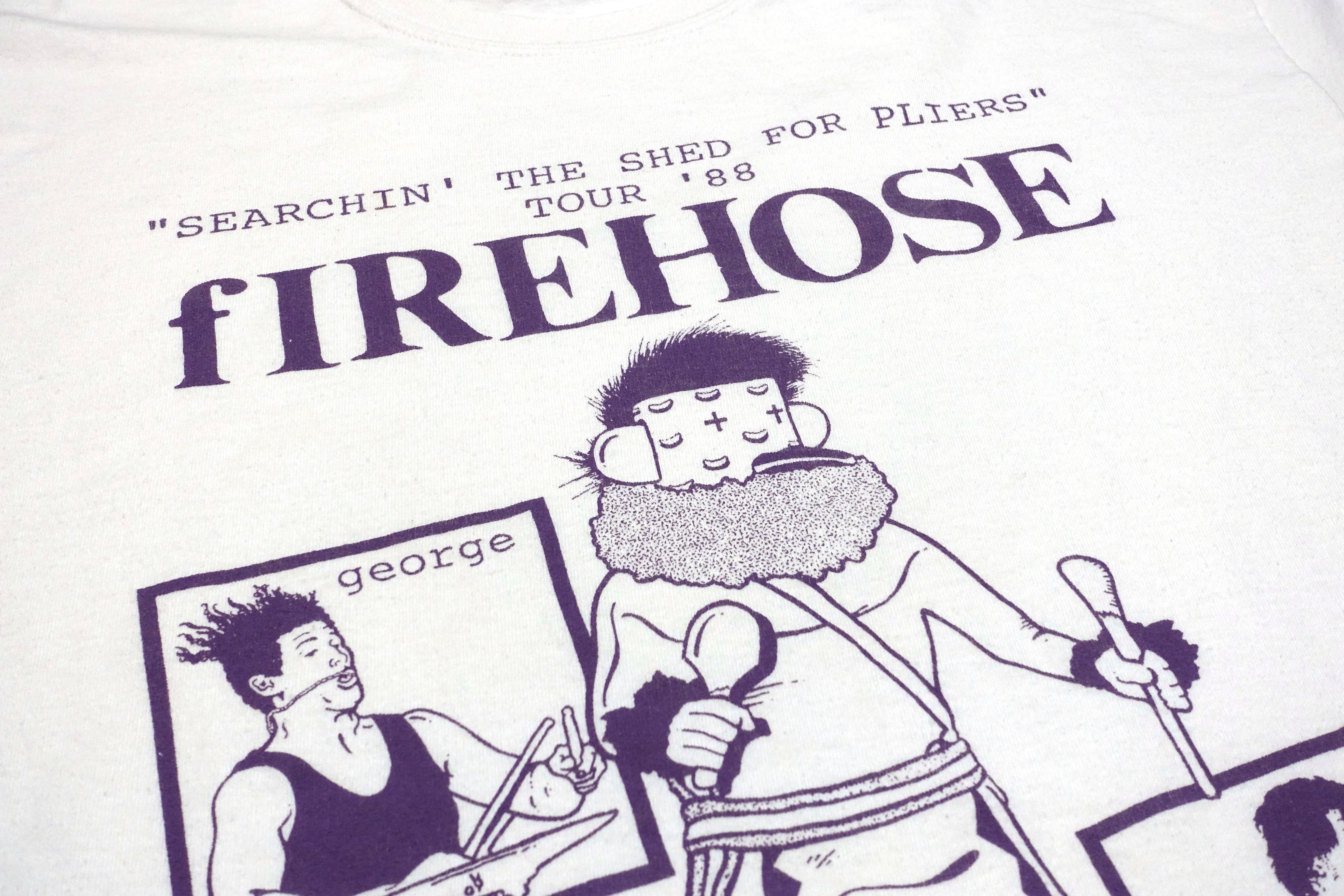 fIREHOSE - Searchin' The Shed For Pliers 1988 Tour Shirt (Bootleg By Me) Size Large