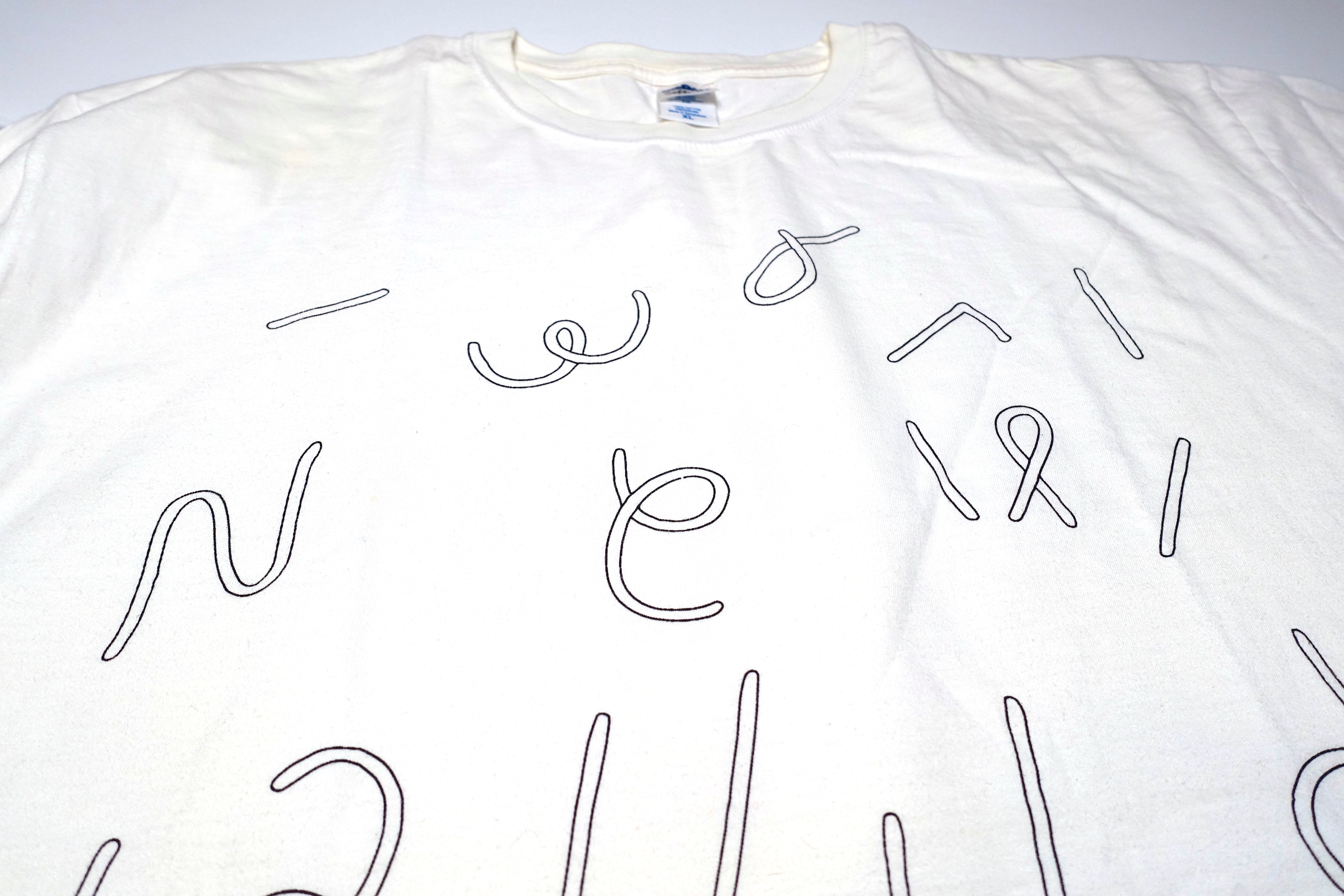New Build - Squiggly Lines Logo 2012 Tour Shirt Size Large