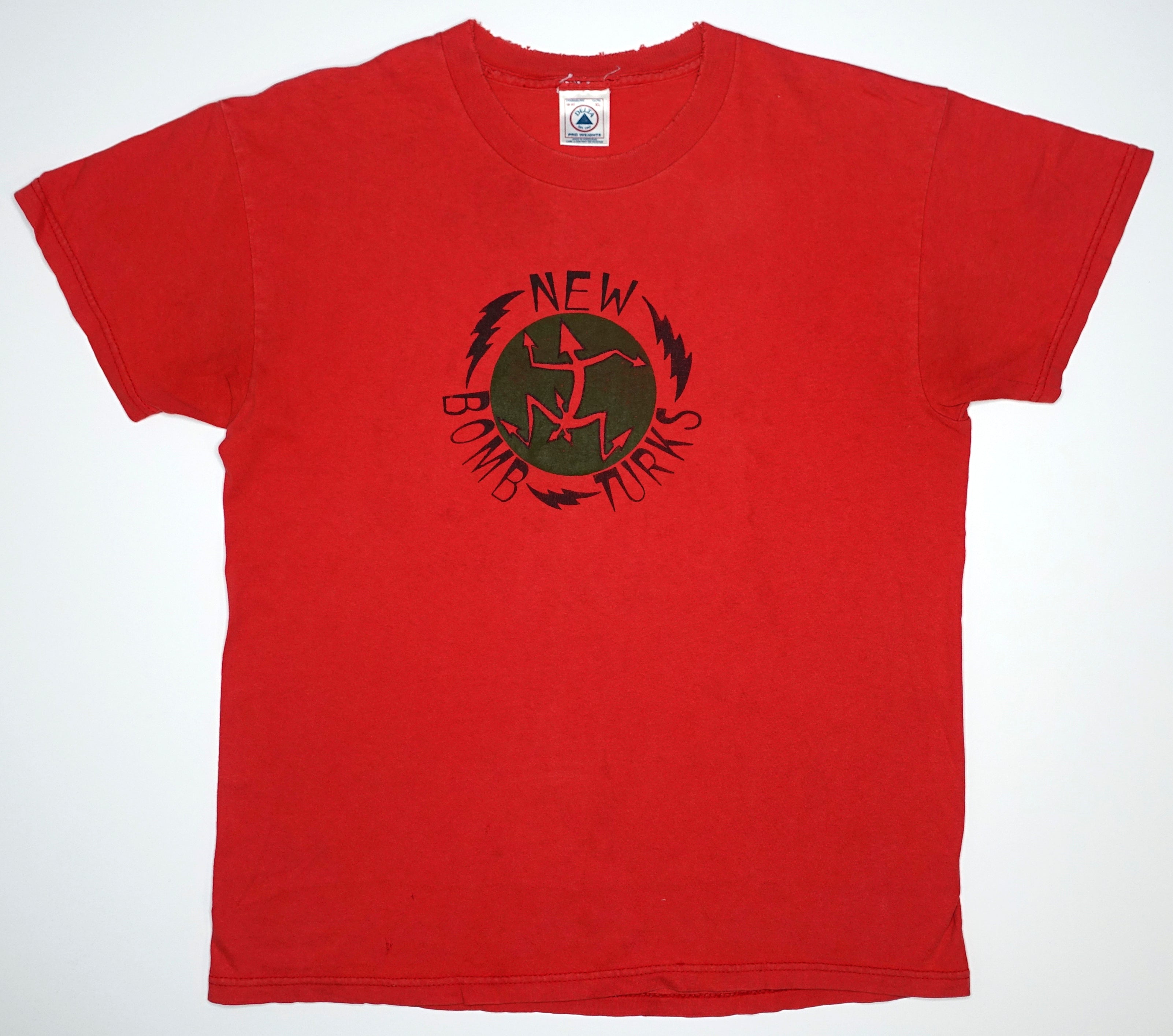 New Bomb Turks - Red Tour Shirt Size Medium