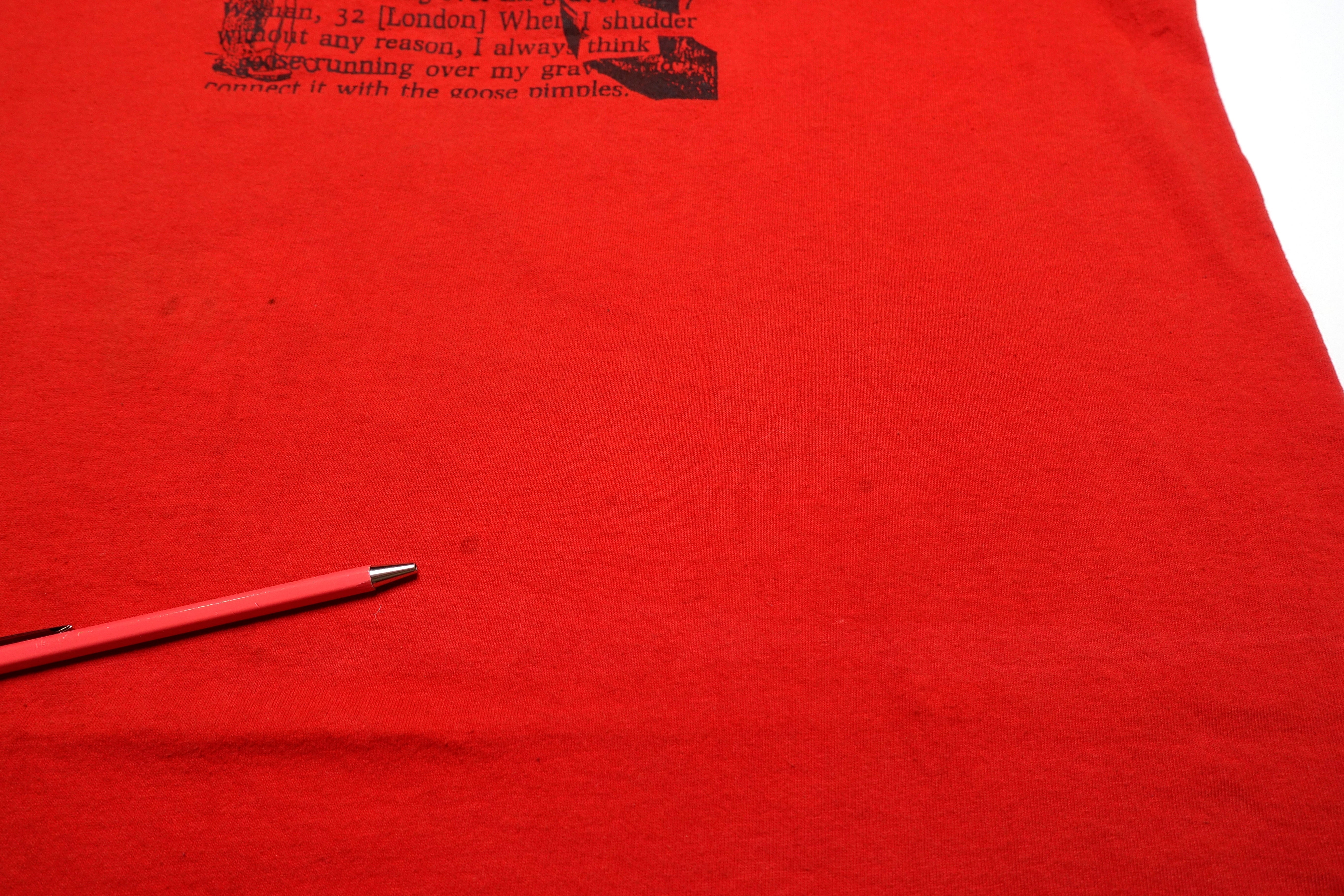 Shudder To Think - Dart Thrower 90's Red Tour Shirt Size XL