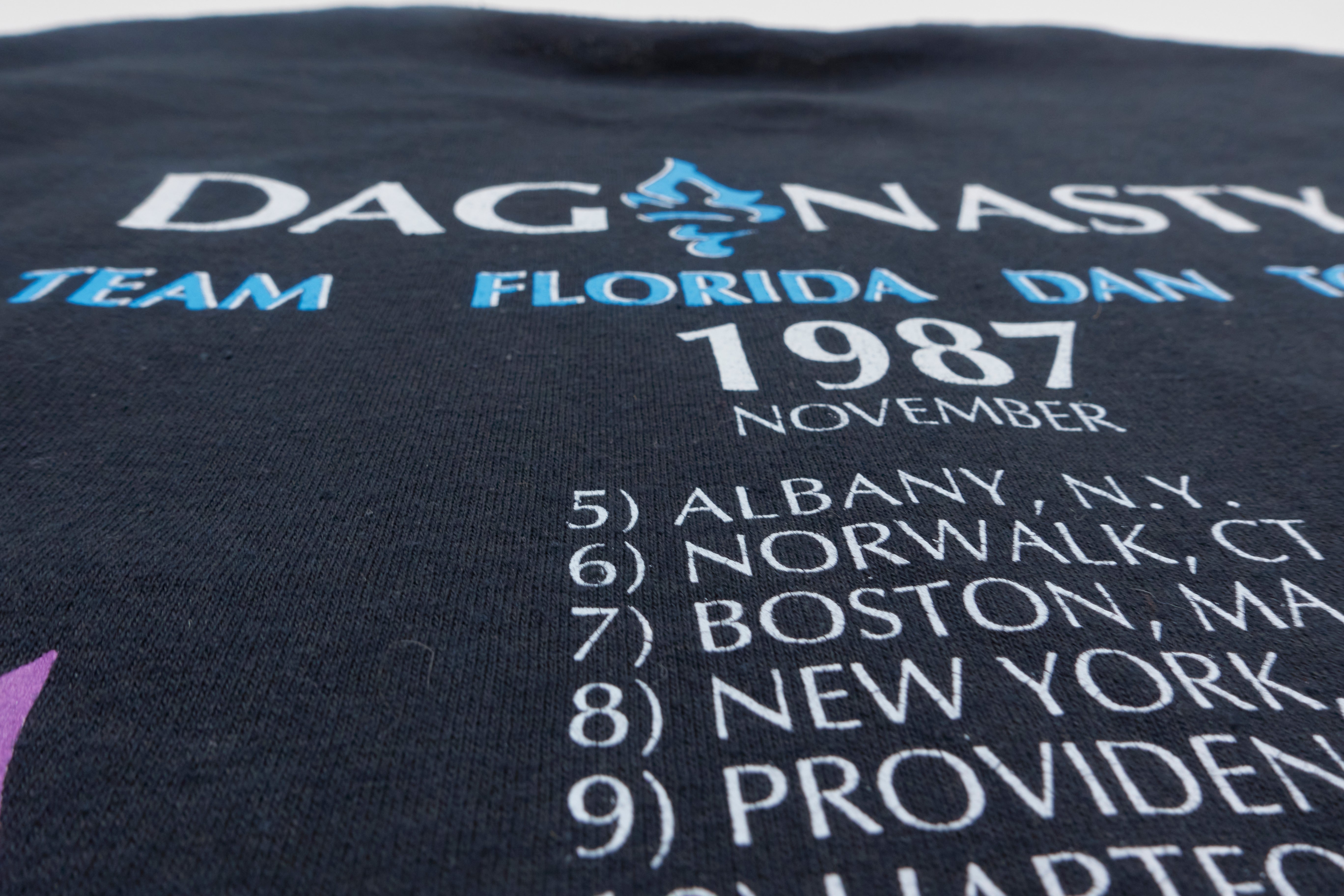 Dag Nasty - Florida Dan November 1987 Shirt (Bootleg By Me) Size Large