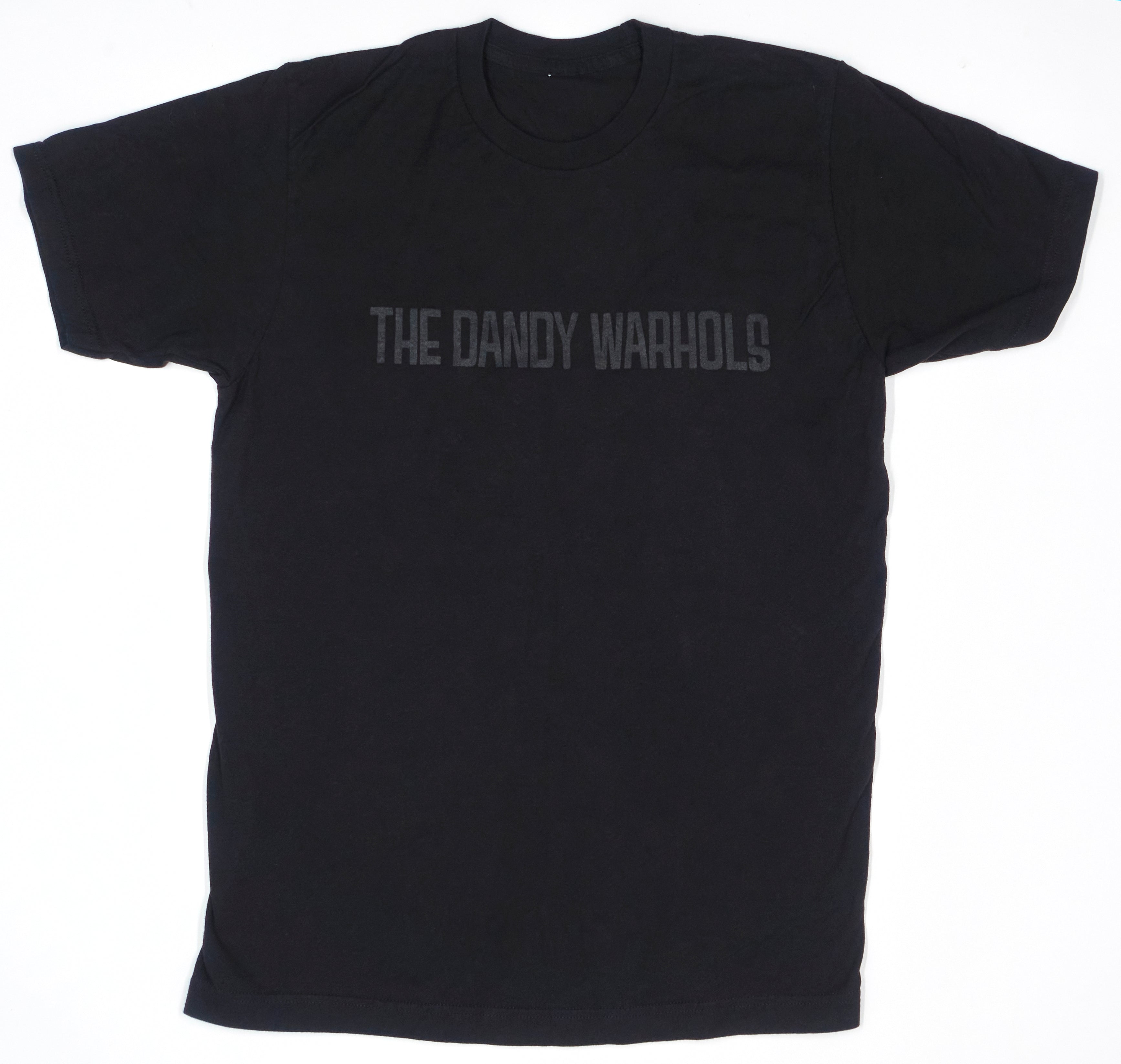 the Dandy Warhols – Black On Black Logo Tour Shirt Size Medium