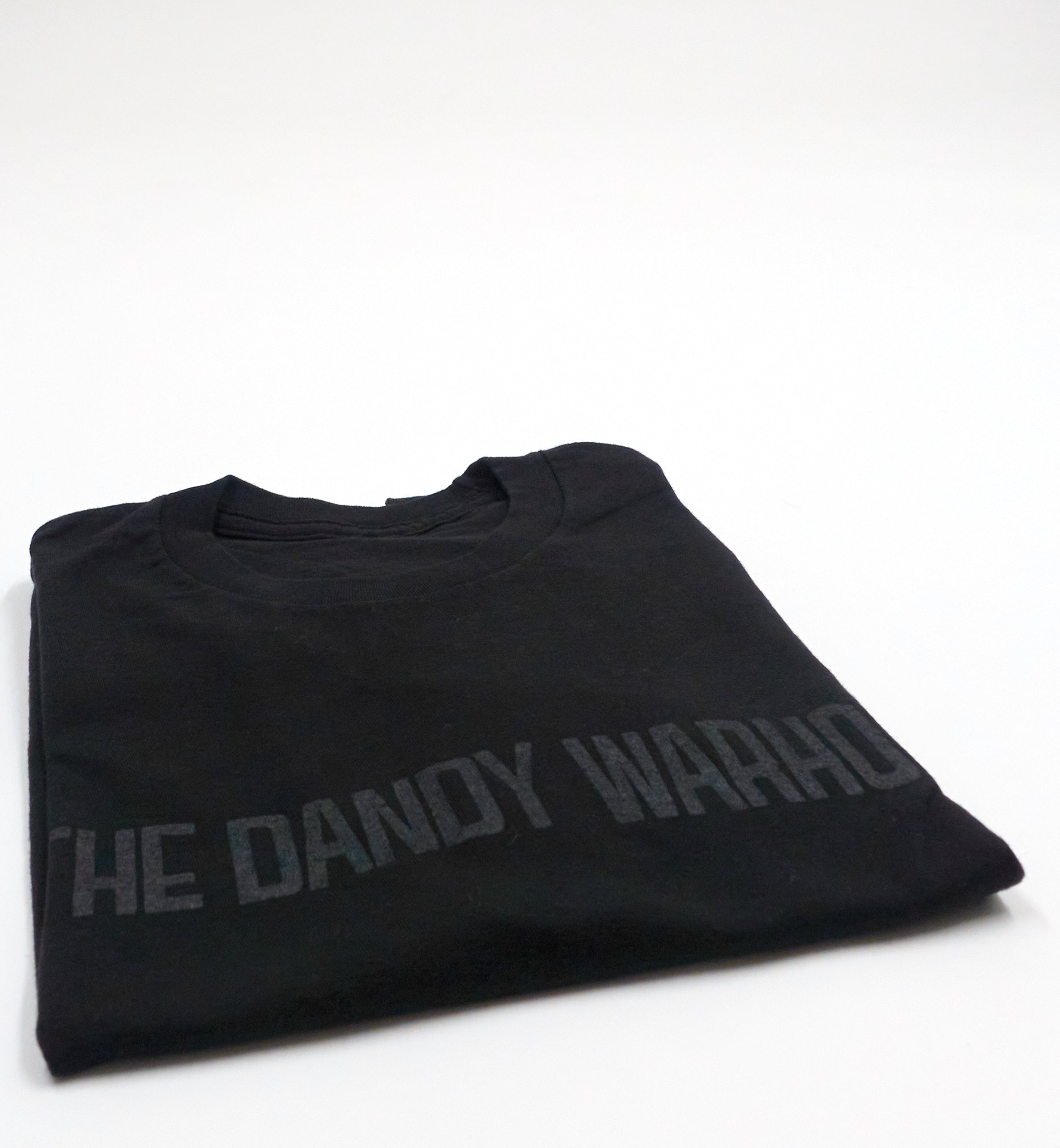 the Dandy Warhols – Black On Black Logo Tour Shirt Size Medium