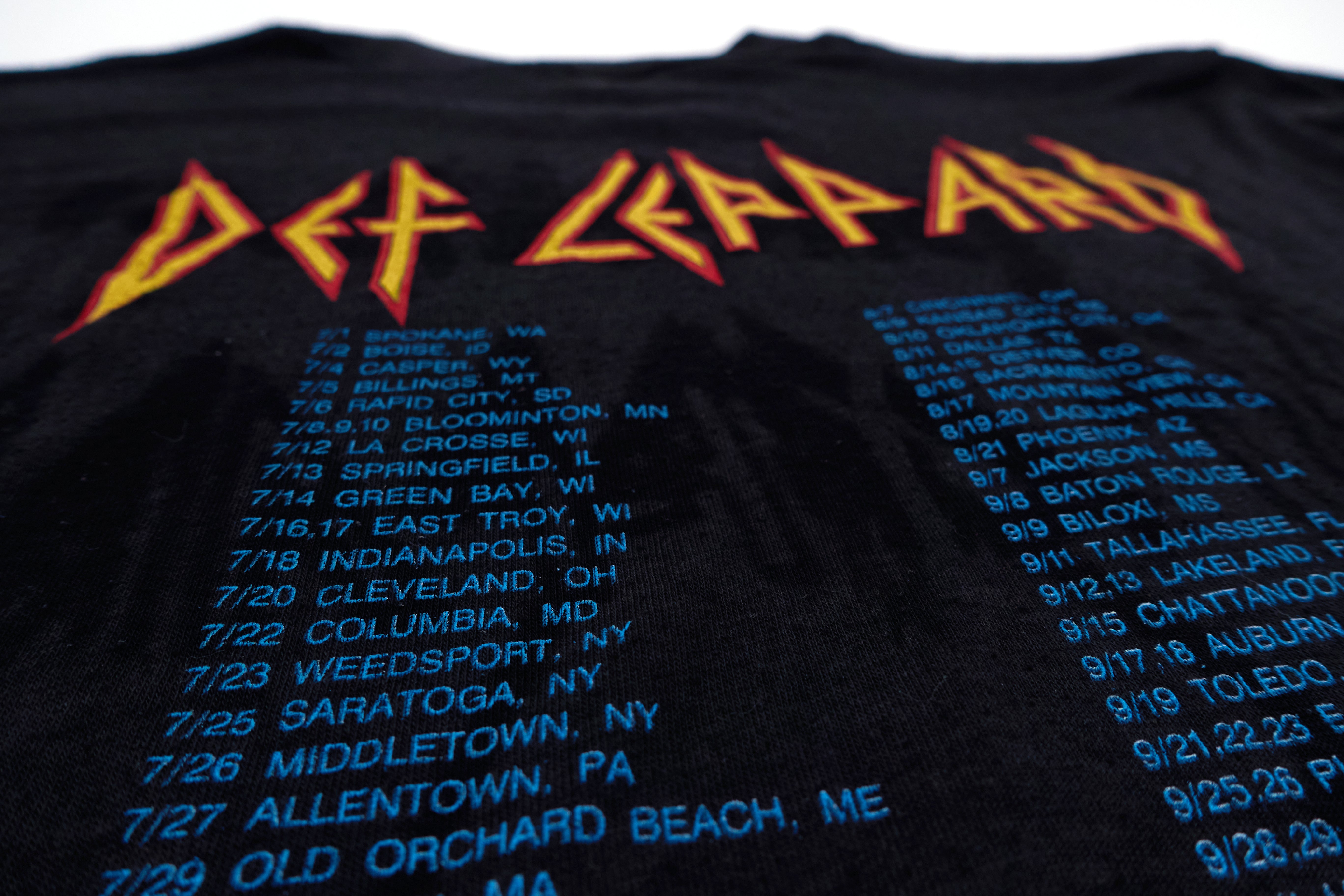 Def Leppard – Hysteria 1987 North American Tour Shirt Size Large