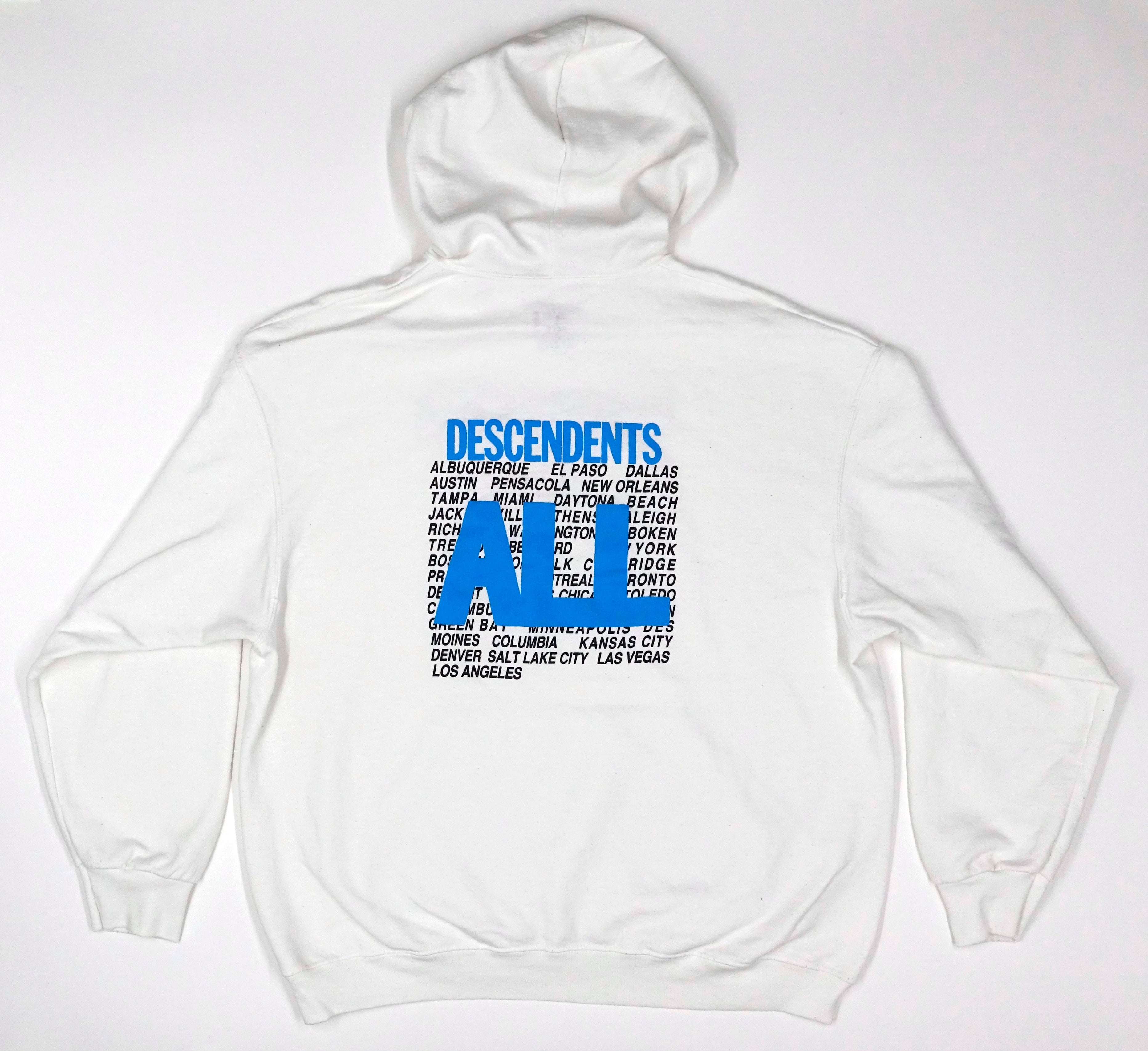 Descendents - ALL 1987 FinALL Tour (Bootleg By Me) Hooded Sweat Shirt Size XL