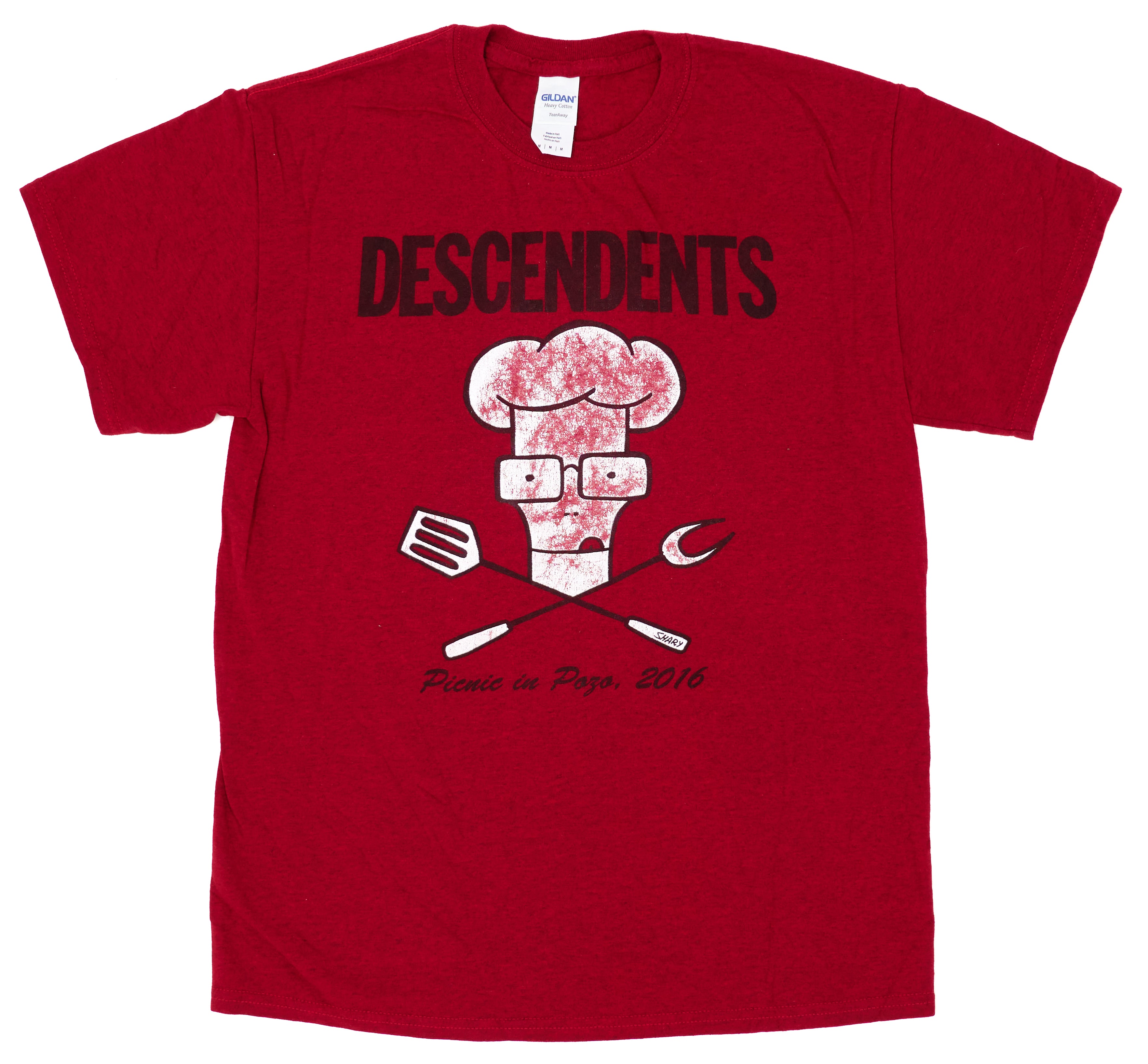Descendents - BBQ Milo Picnic In Pozo, CA 2016 Tour Shirt Size Medium
