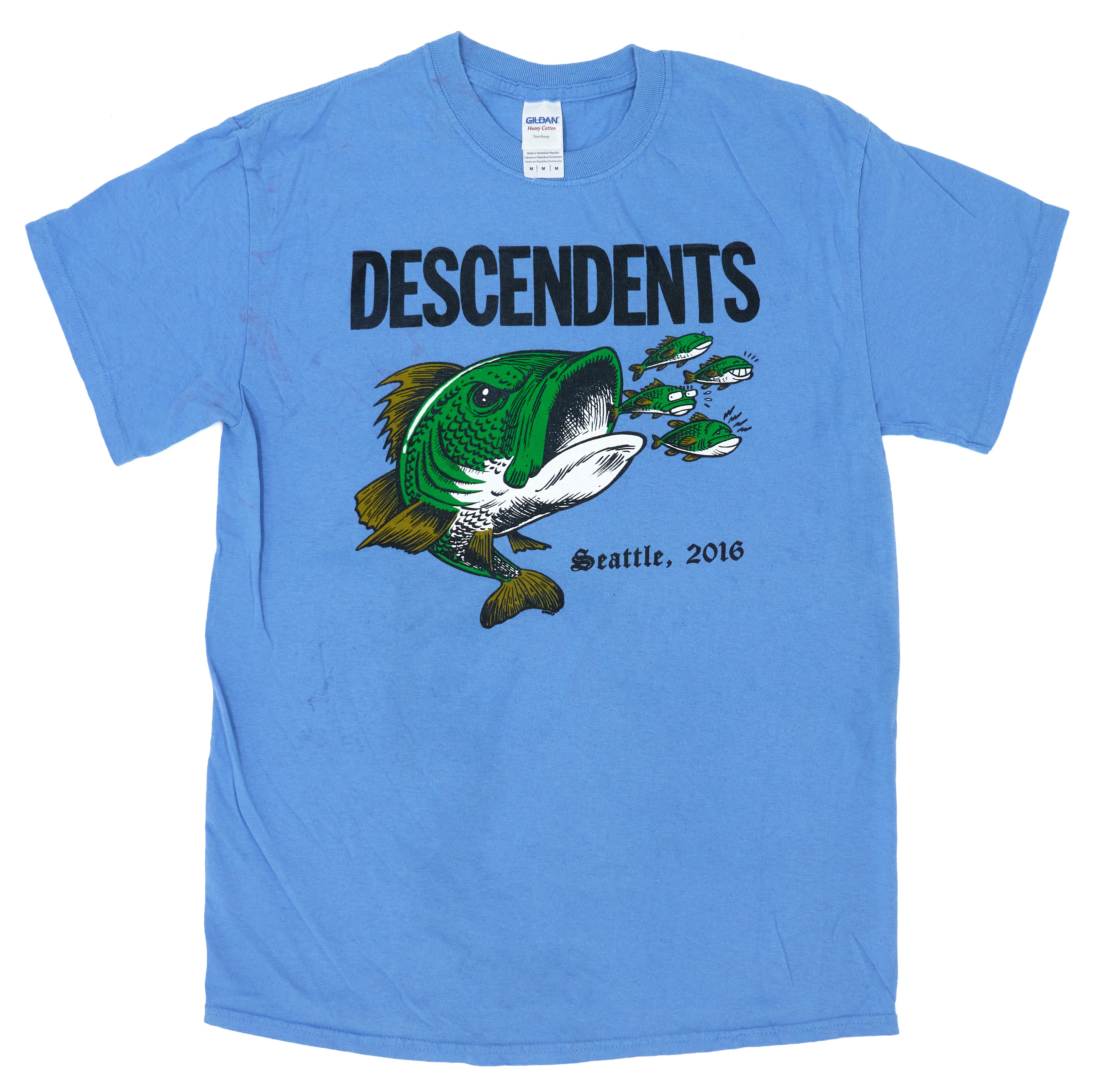 Descendents - Billy Bass Seattle, WA 2016 Night 1 Tour Shirt Size Medium